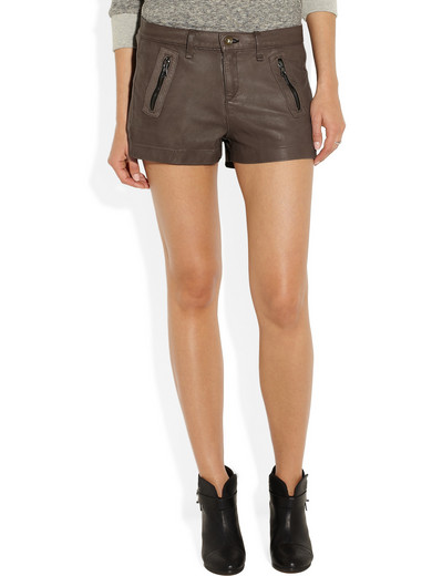 rag & bone leather shorts