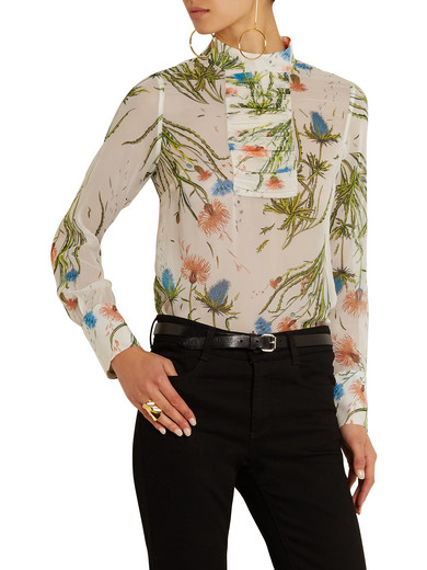 topshop silk blouse