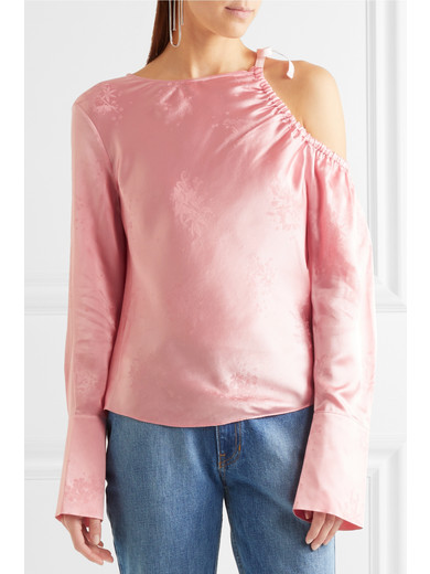 topshop silk blouse