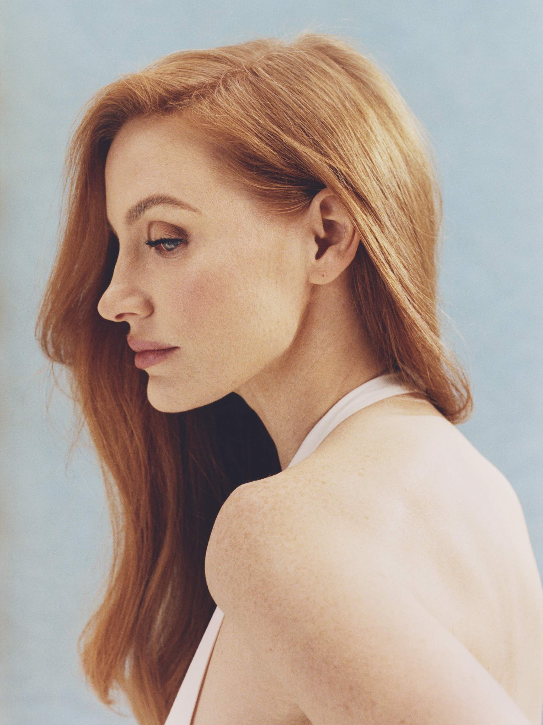 Jessica Chastain On Her Oscar Win, Social Media & New Movie The Forgiven
