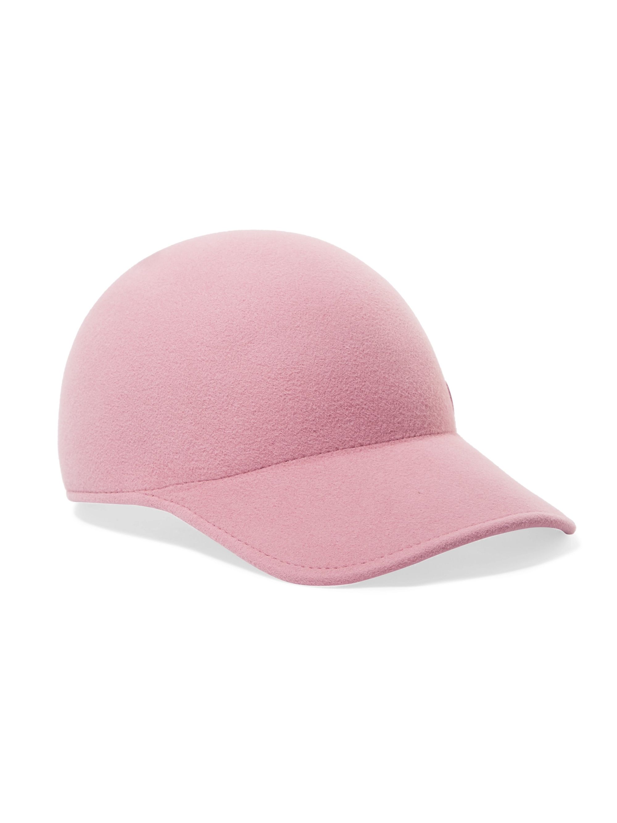 baby pink baseball cap