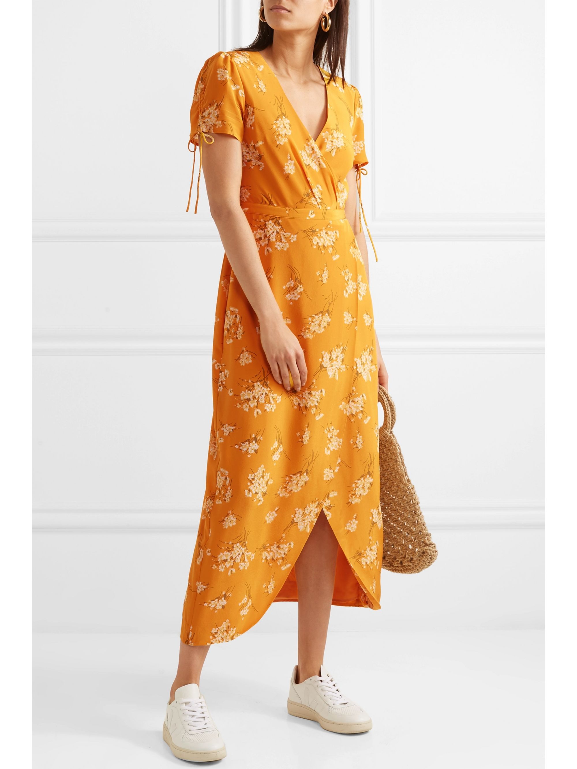 madewell yellow floral dress