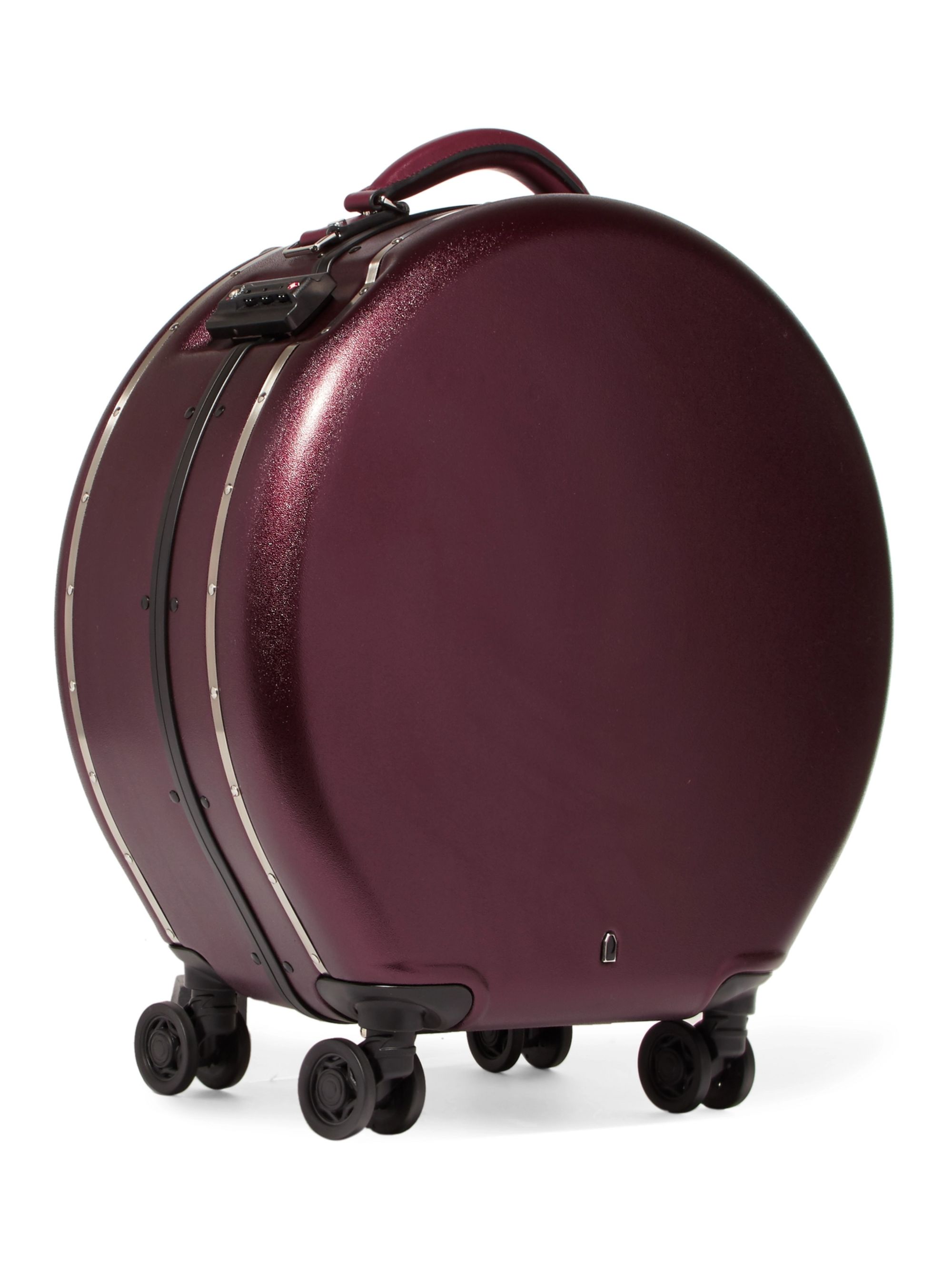it burgundy suitcase