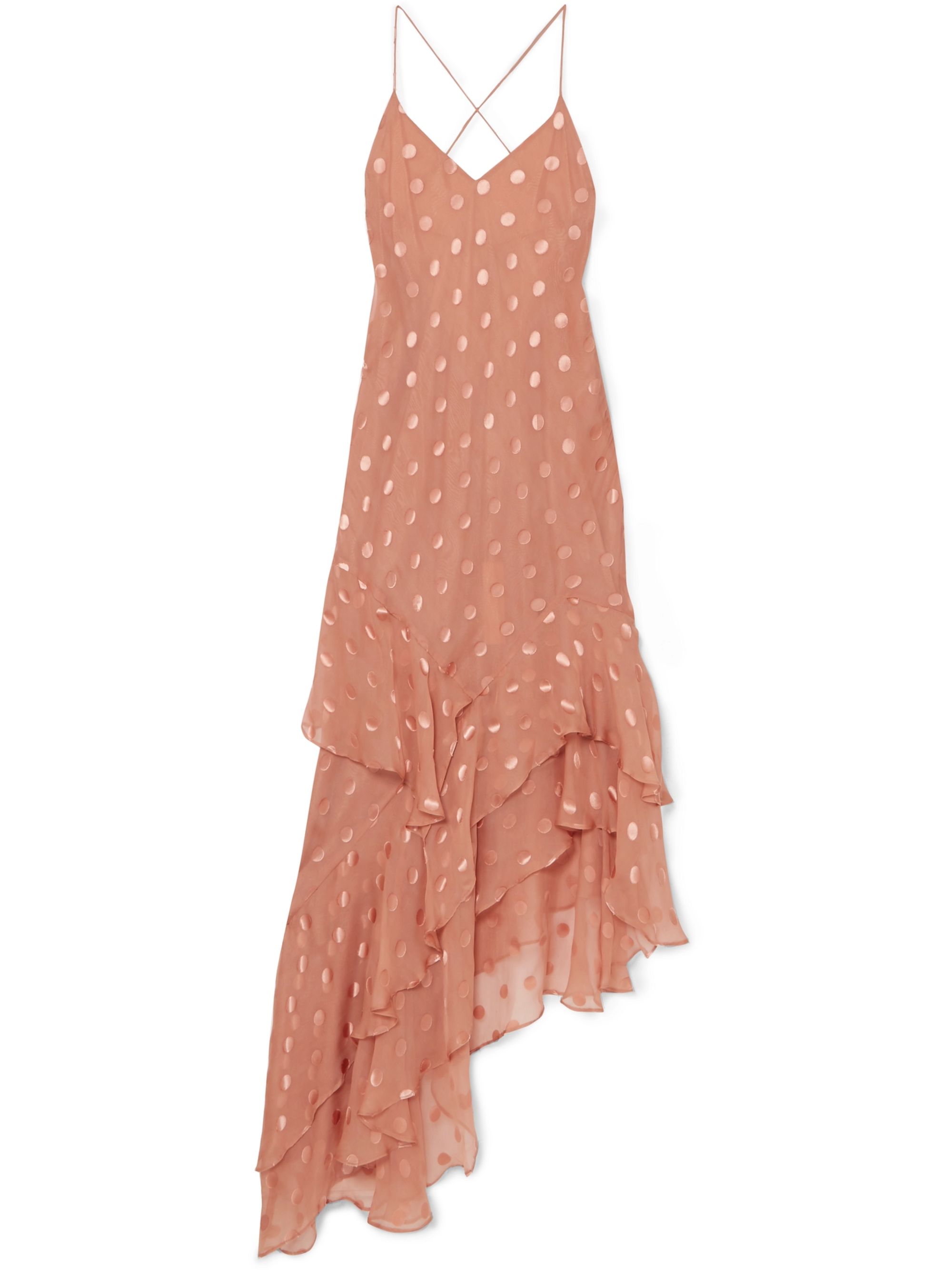 michelle mason polka dot dress
