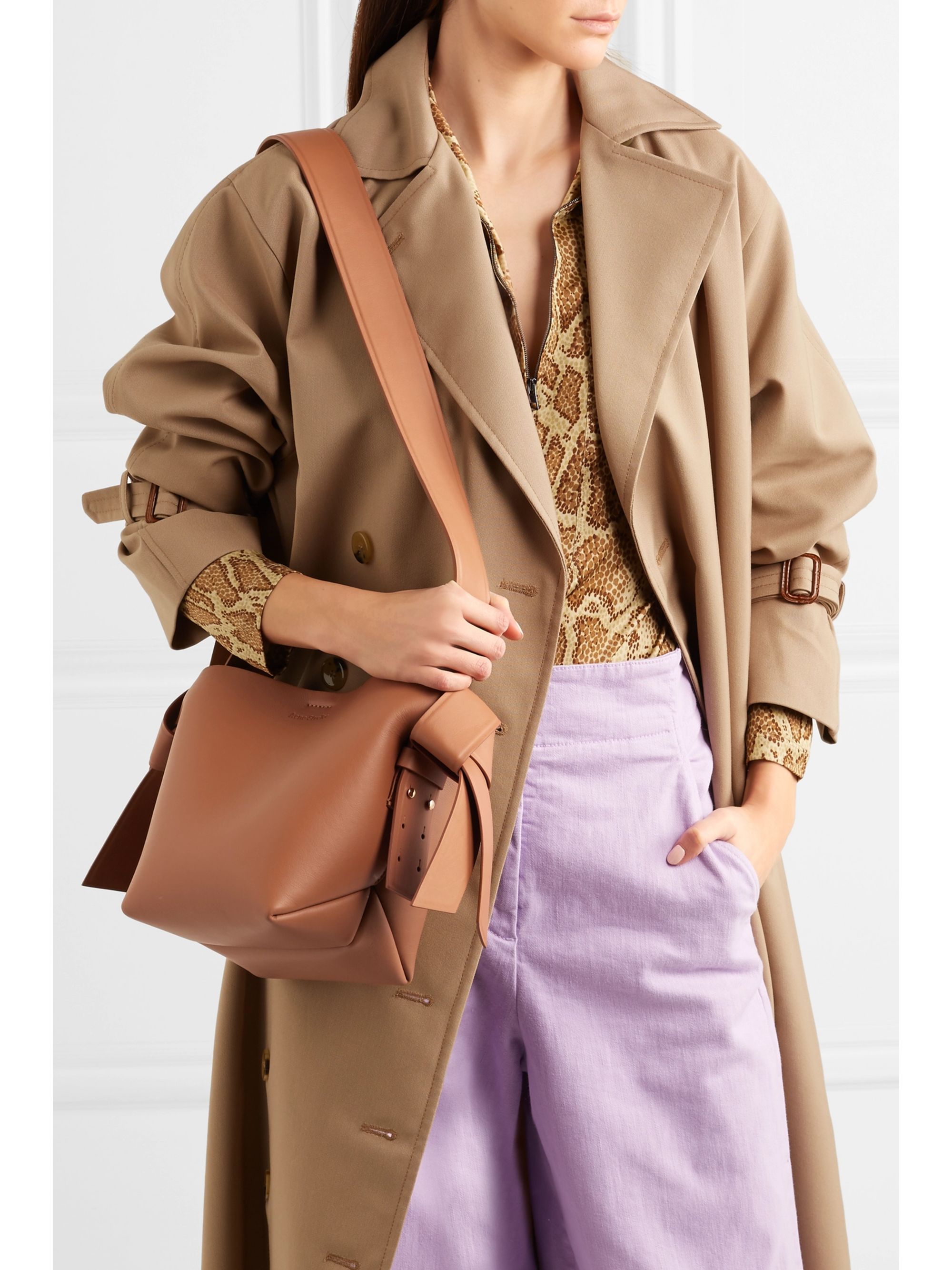 leather one side bag