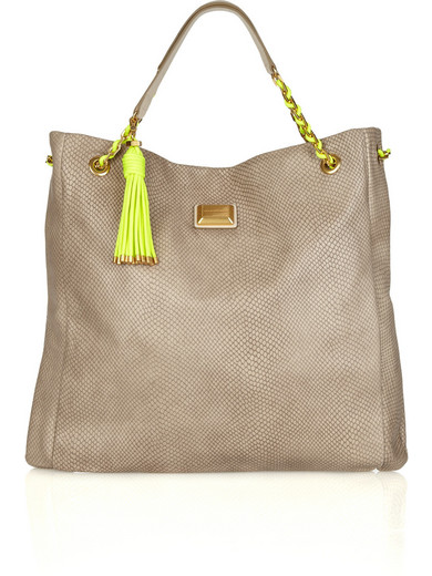 snake embossed leather mini bag marc jacobs