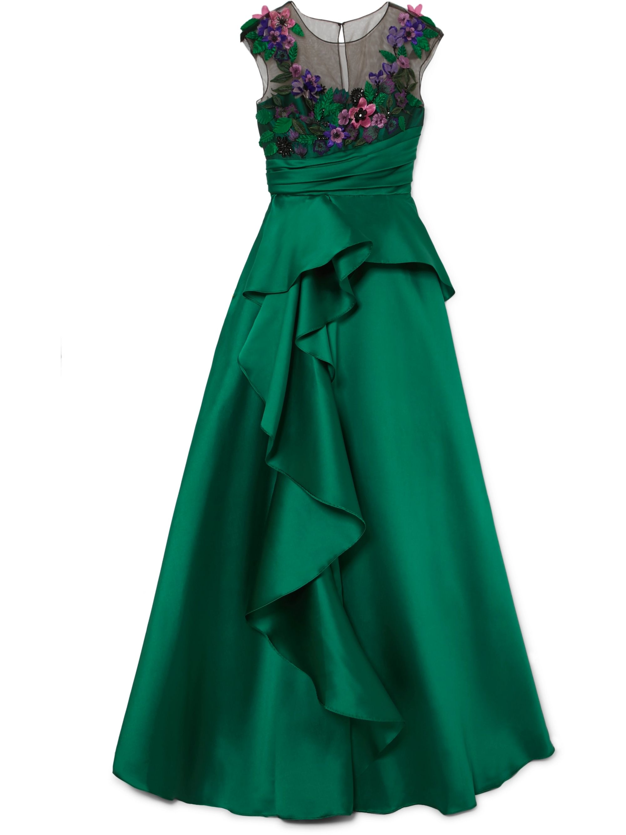 marchesa green dress