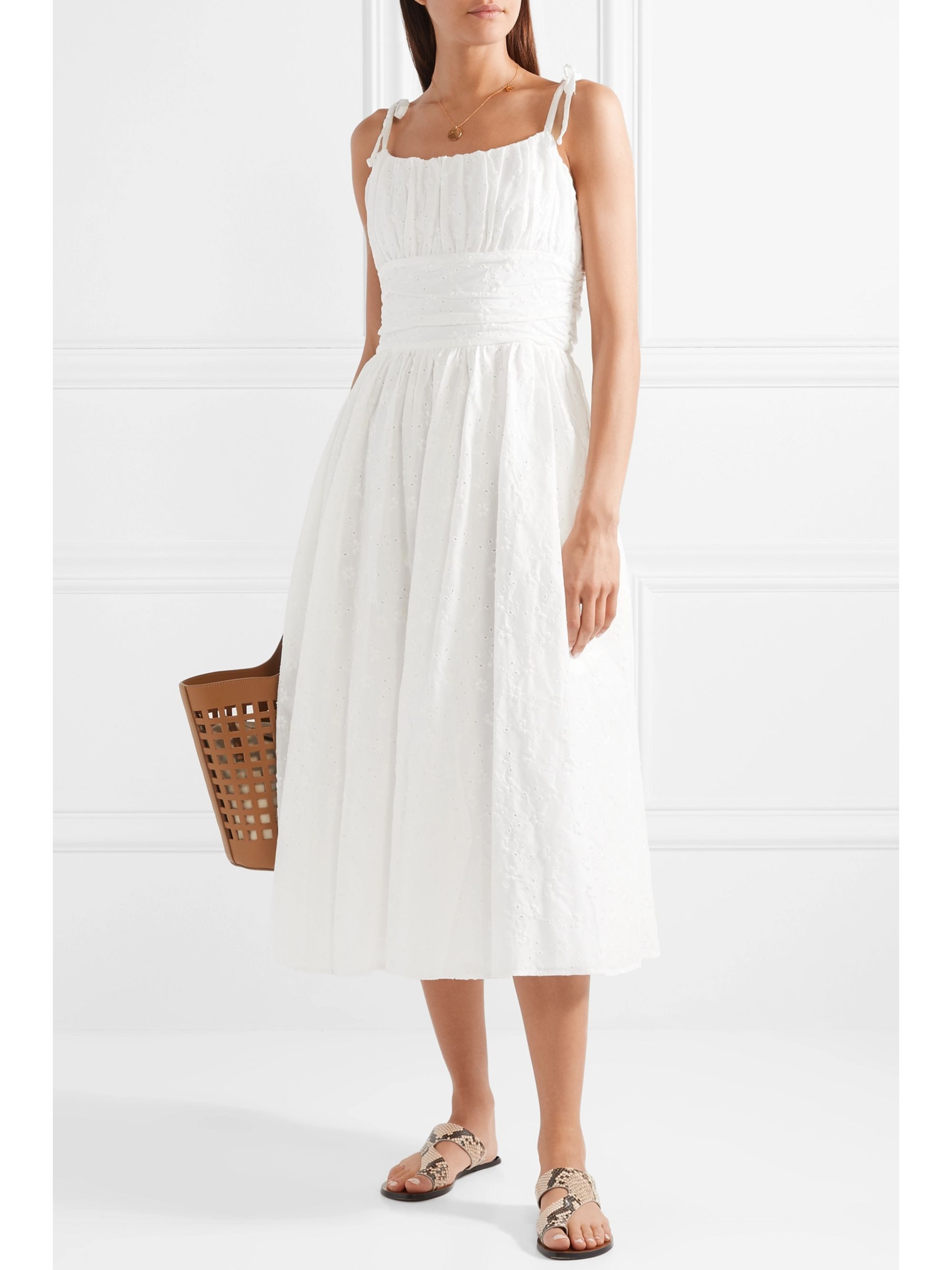 broderie anglaise summer dress