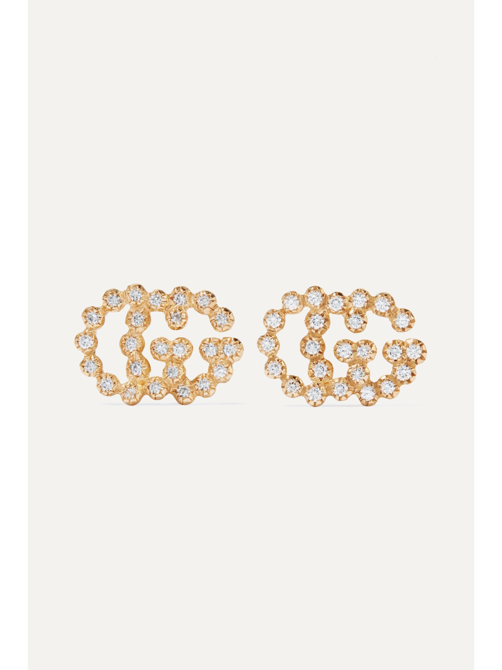 gucci diamond earrings