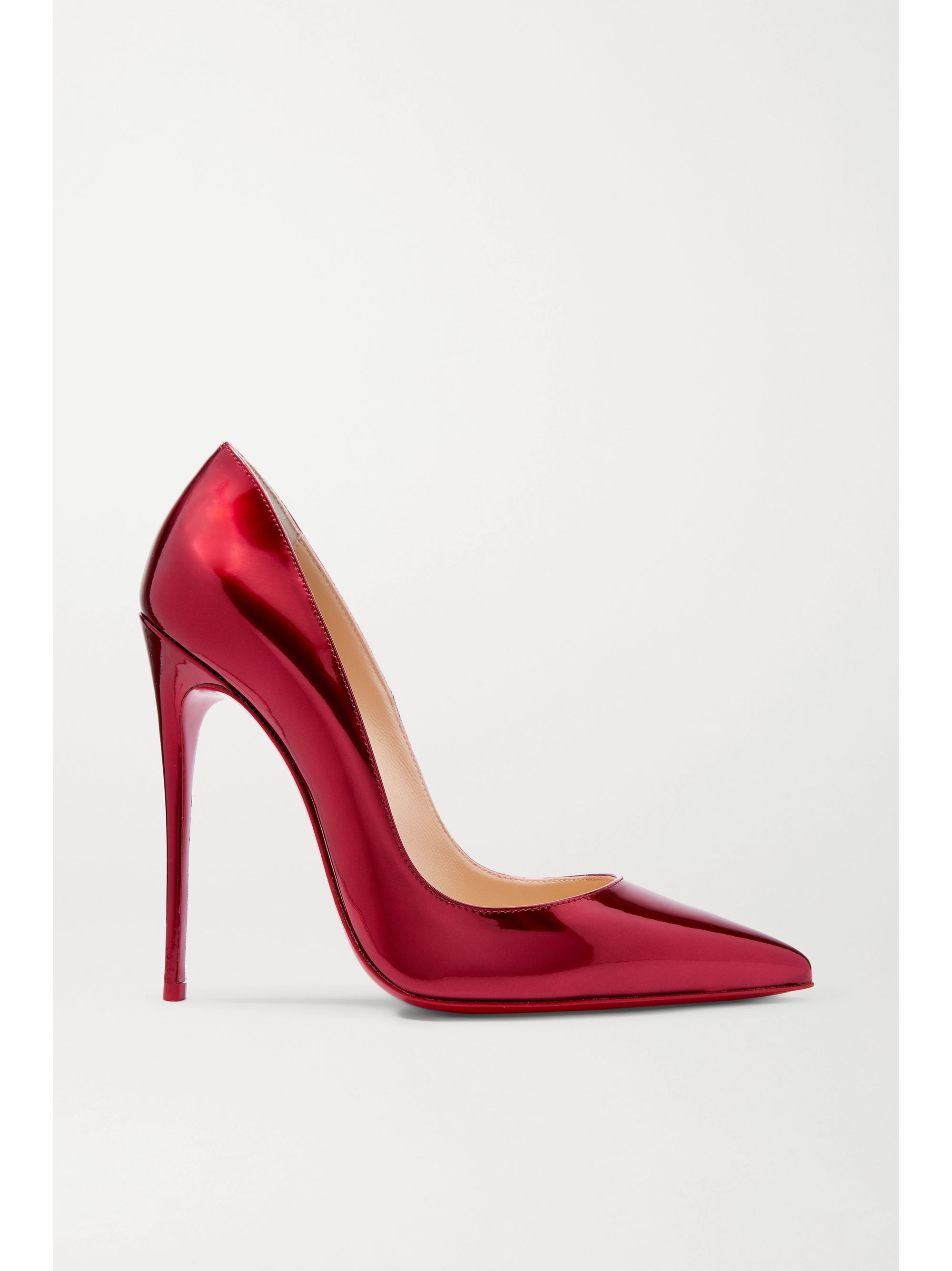 red patent leather heels