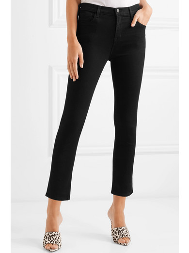 ruby cropped jean black denim