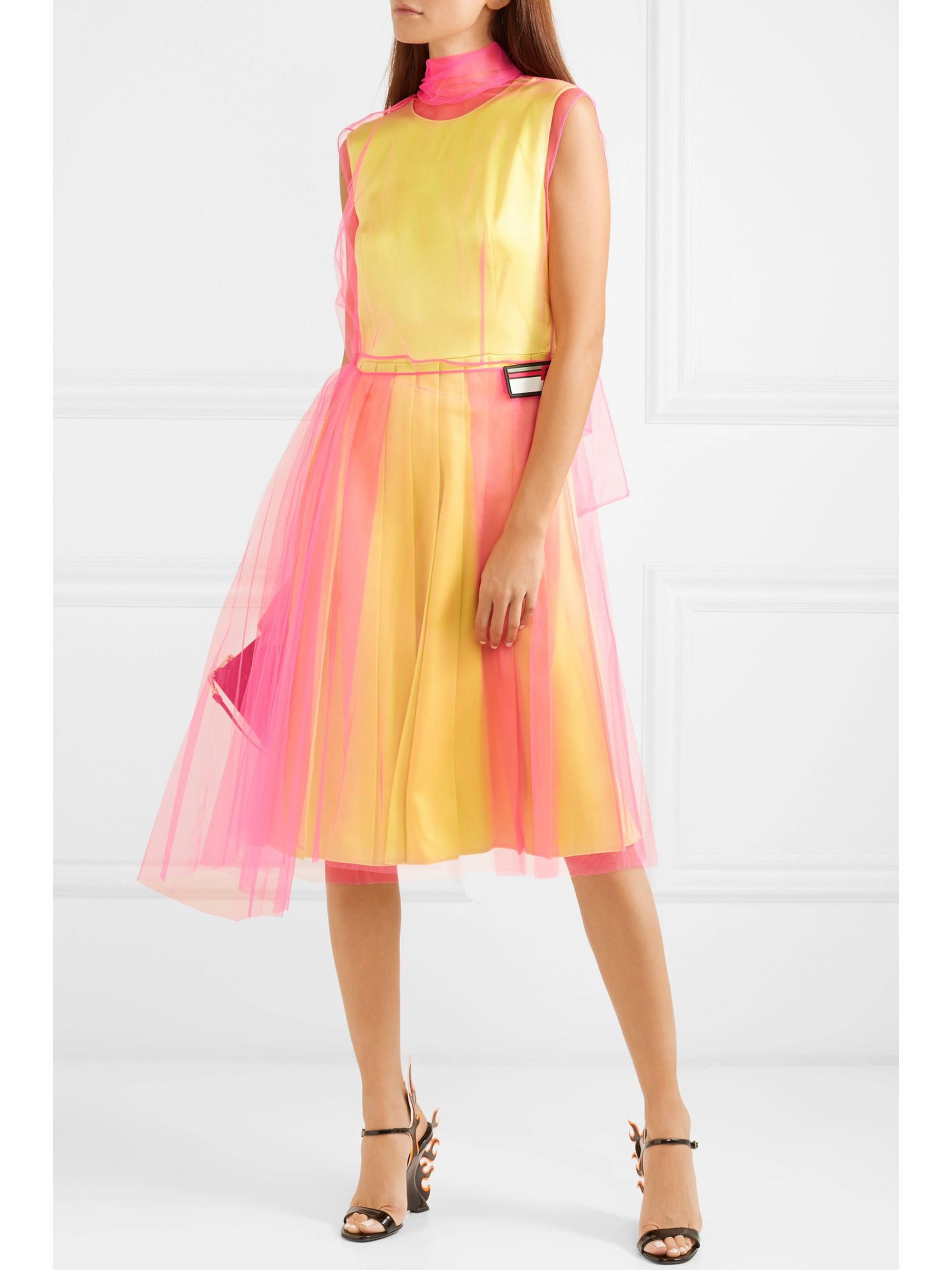 prada yellow dress