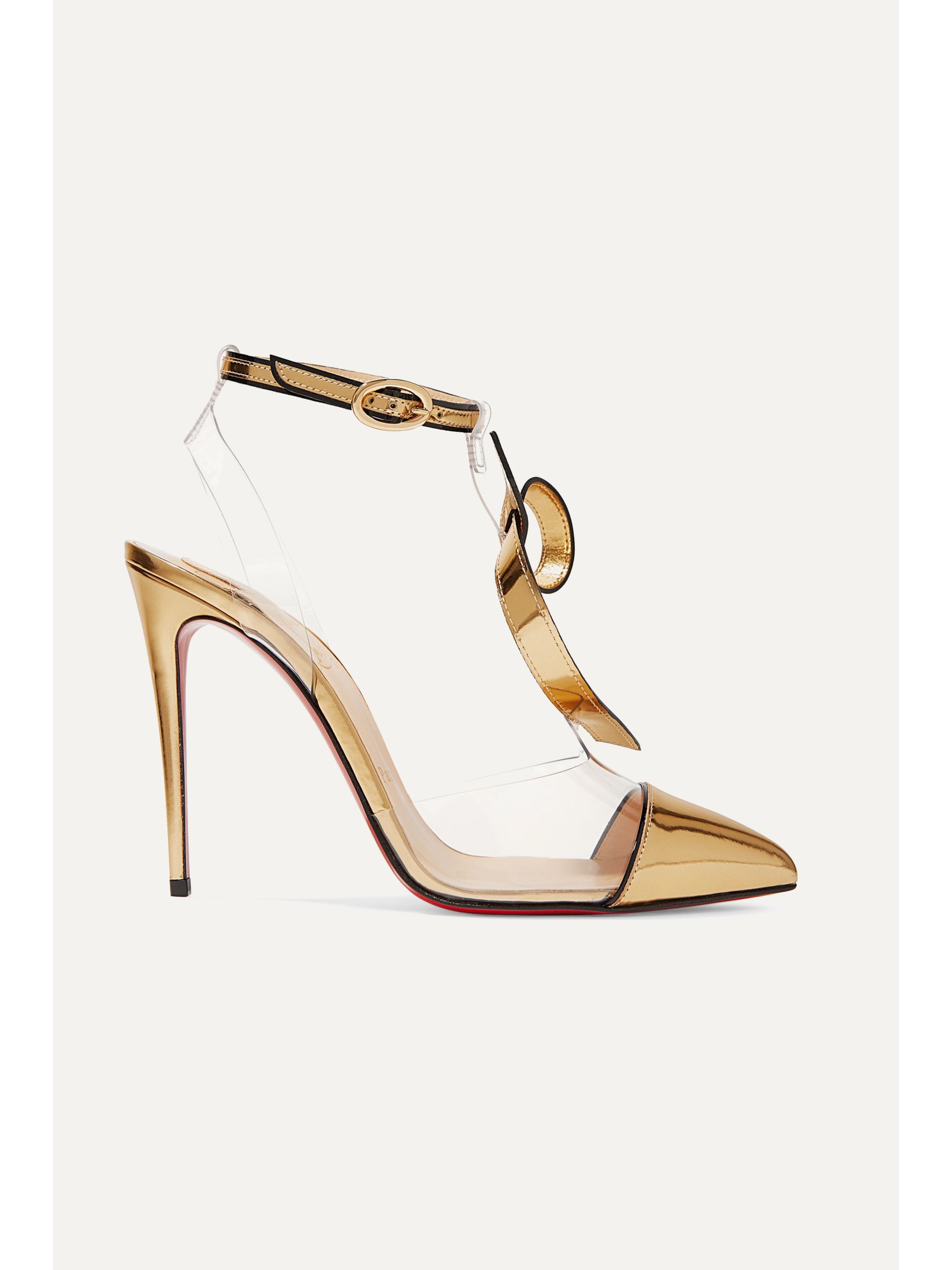 christian louboutin metallic shoes