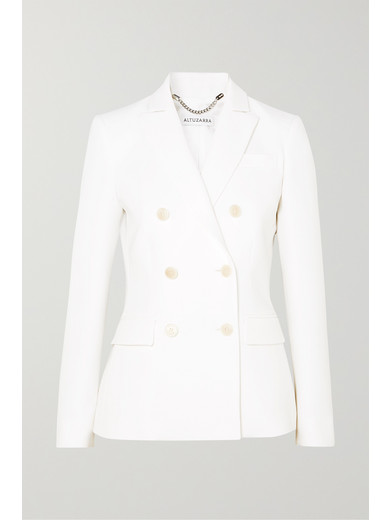 ALTUZARRA INDIANA DOUBLE-BREASTED CADY BLAZER