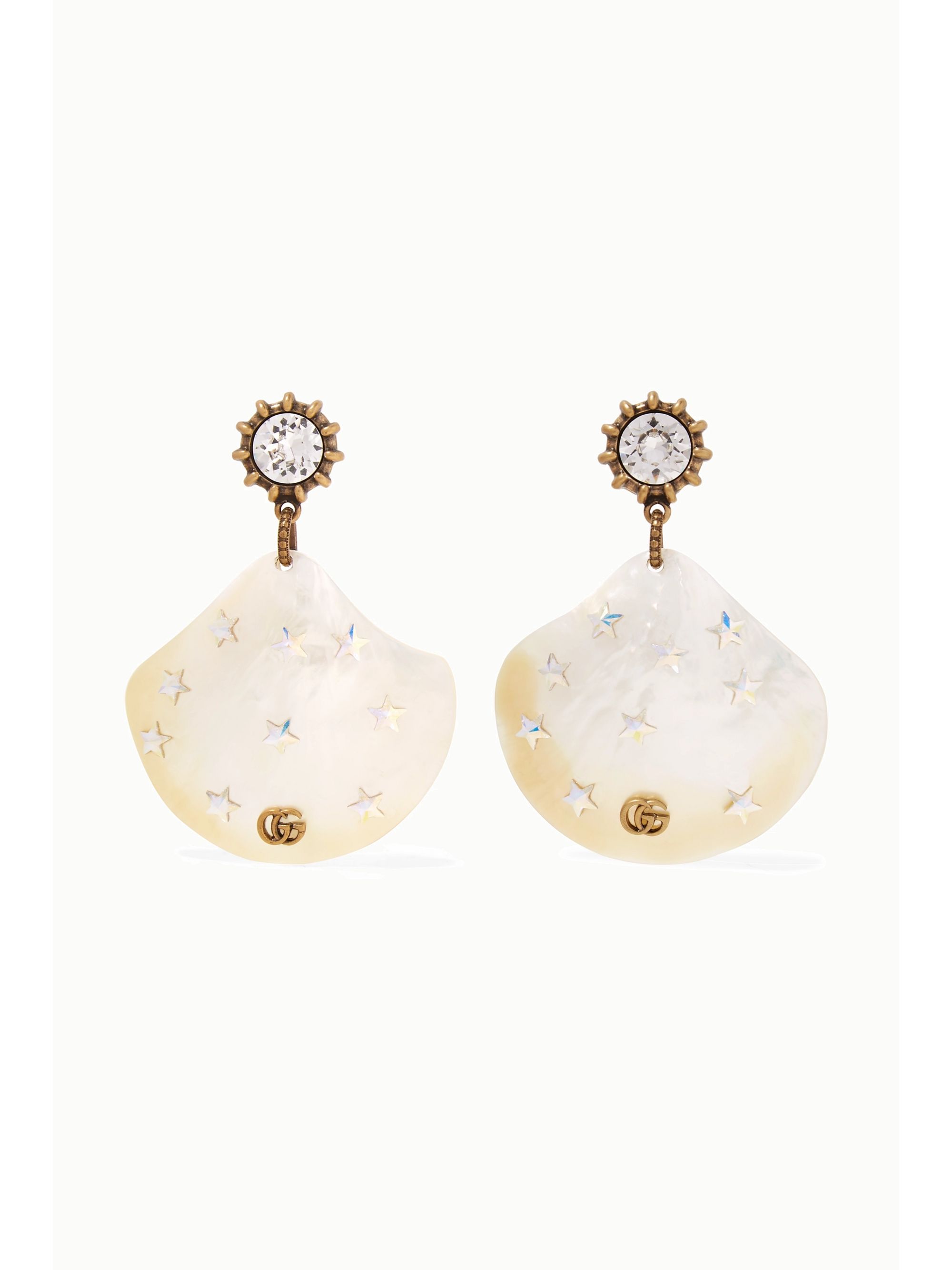 gucci crystal earrings