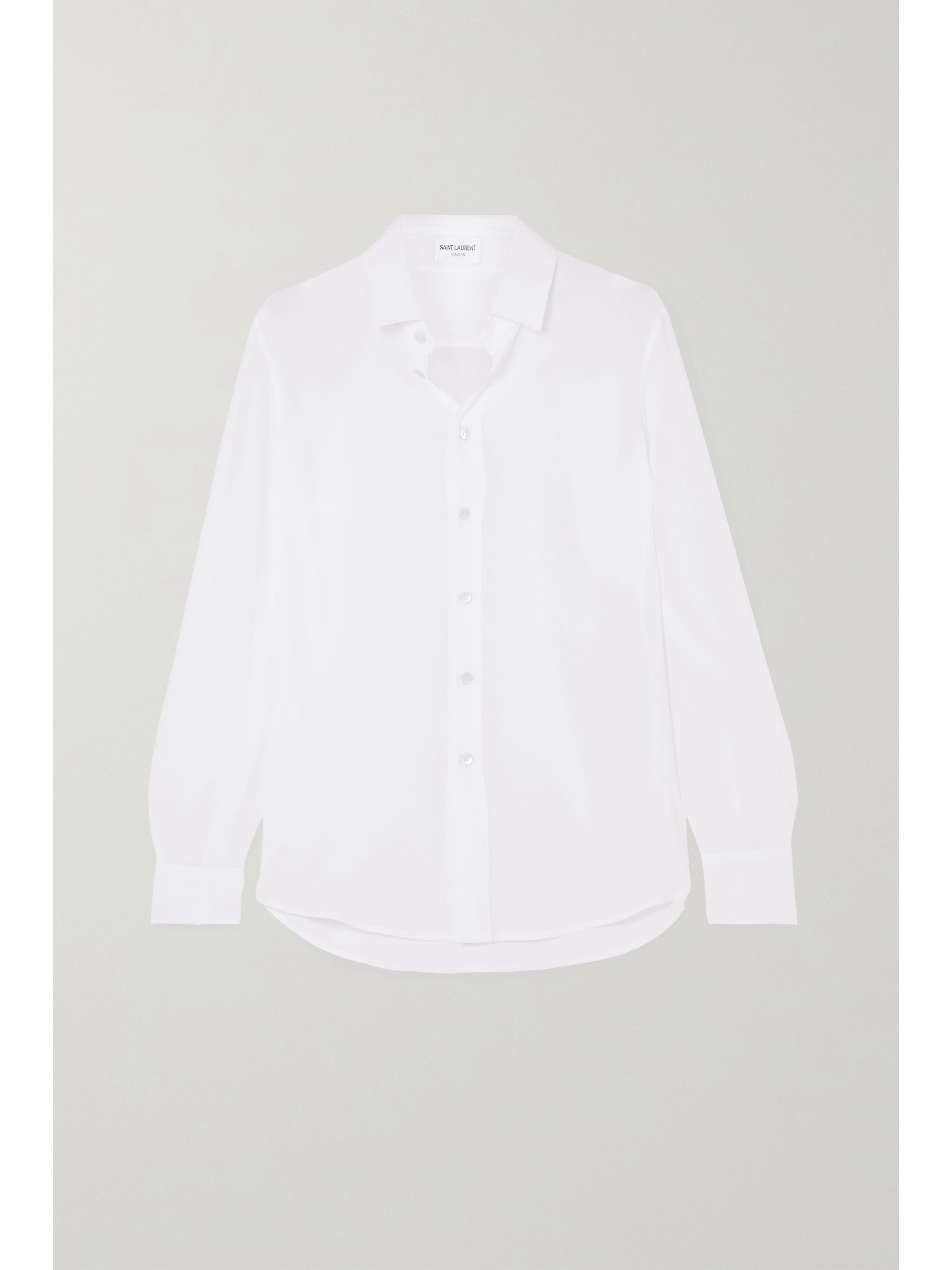 saint laurent silk shirt