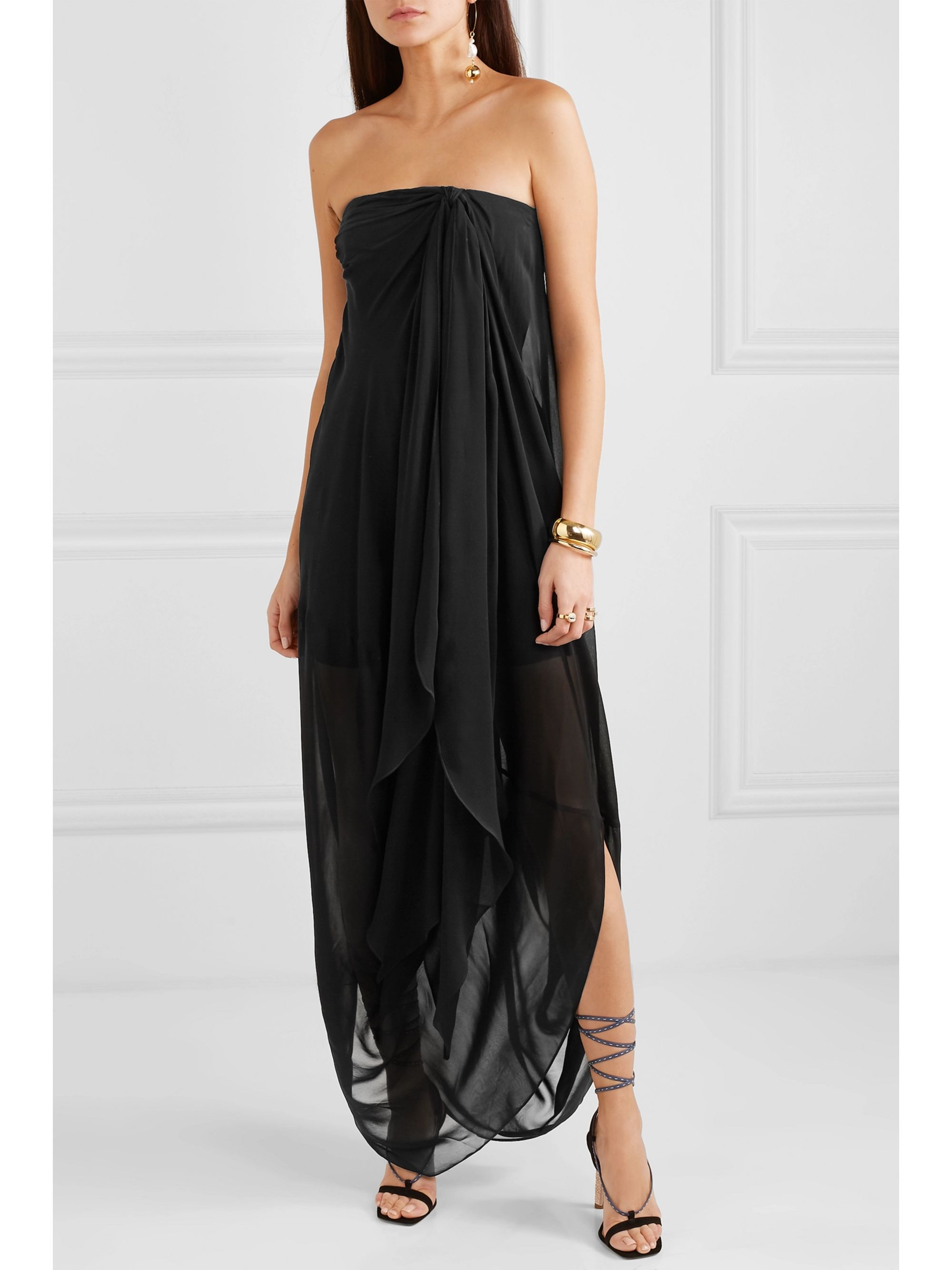 jacquemus draped dress