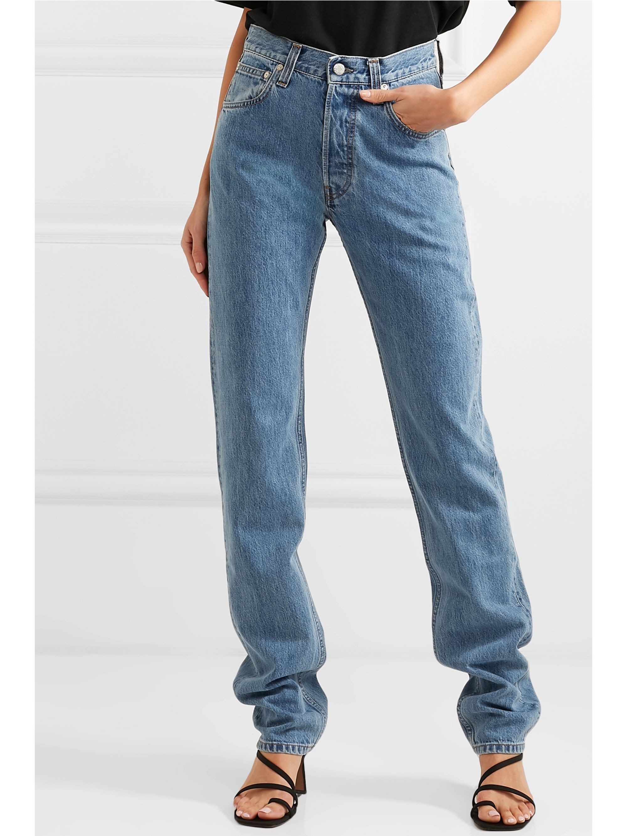 helmut lang straight leg jeans
