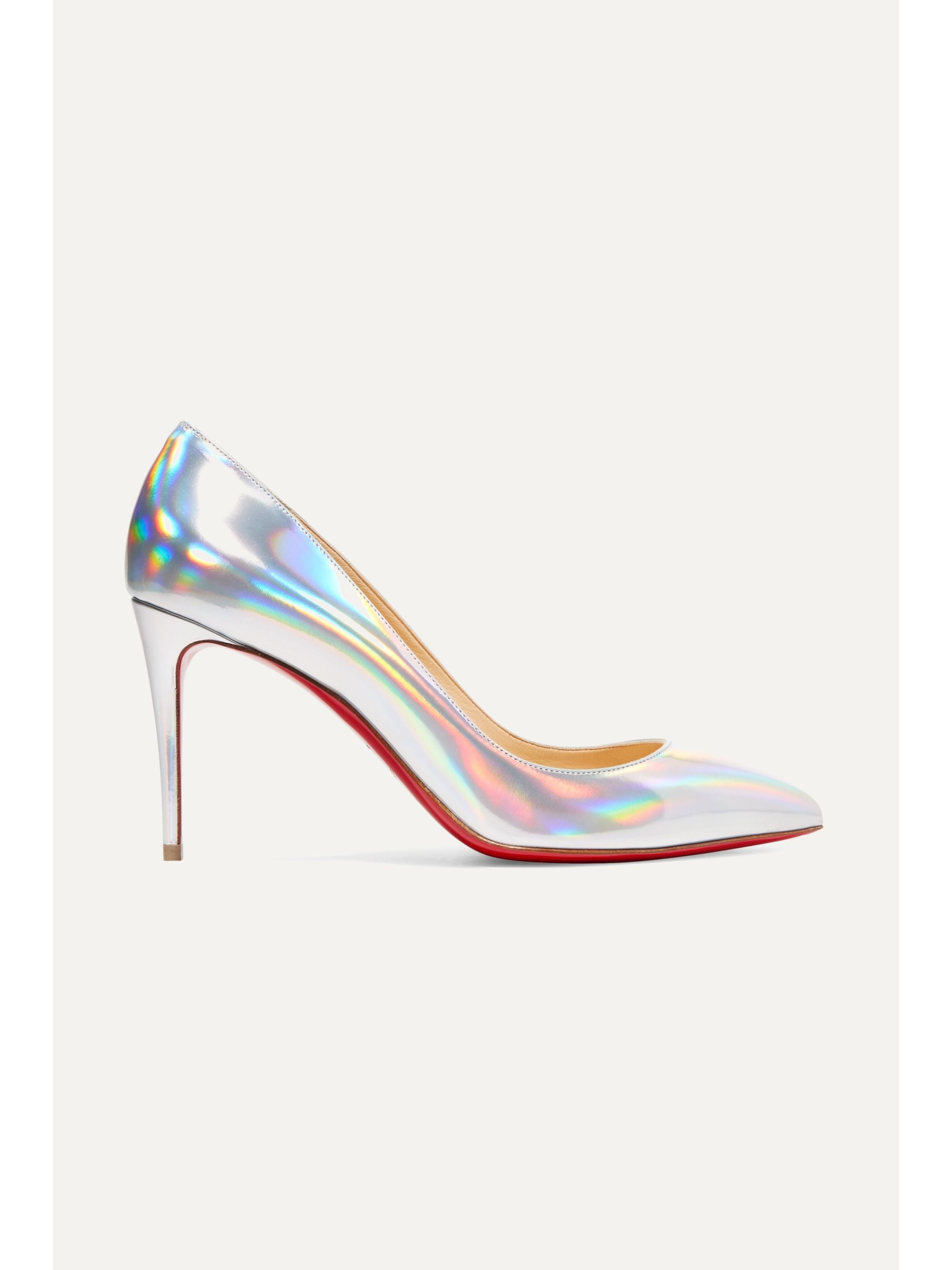 christian louboutin metallic shoes