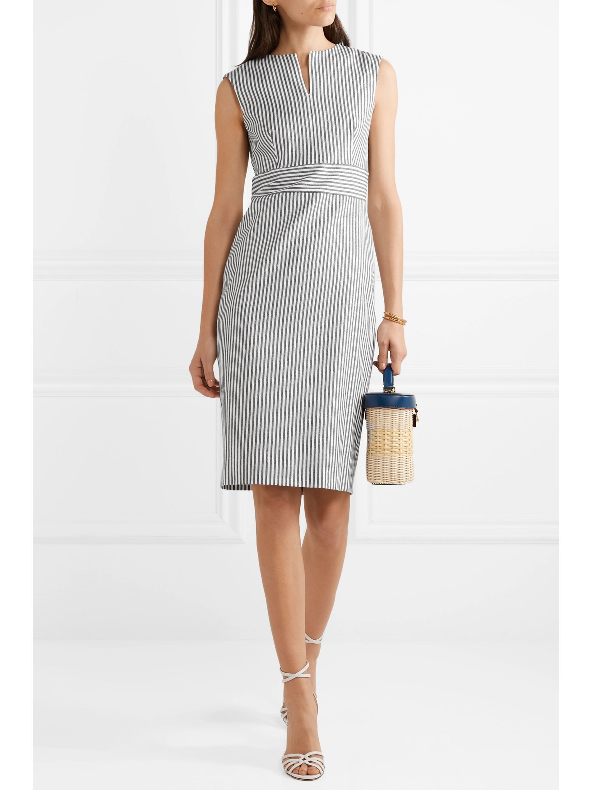 max mara linen dress
