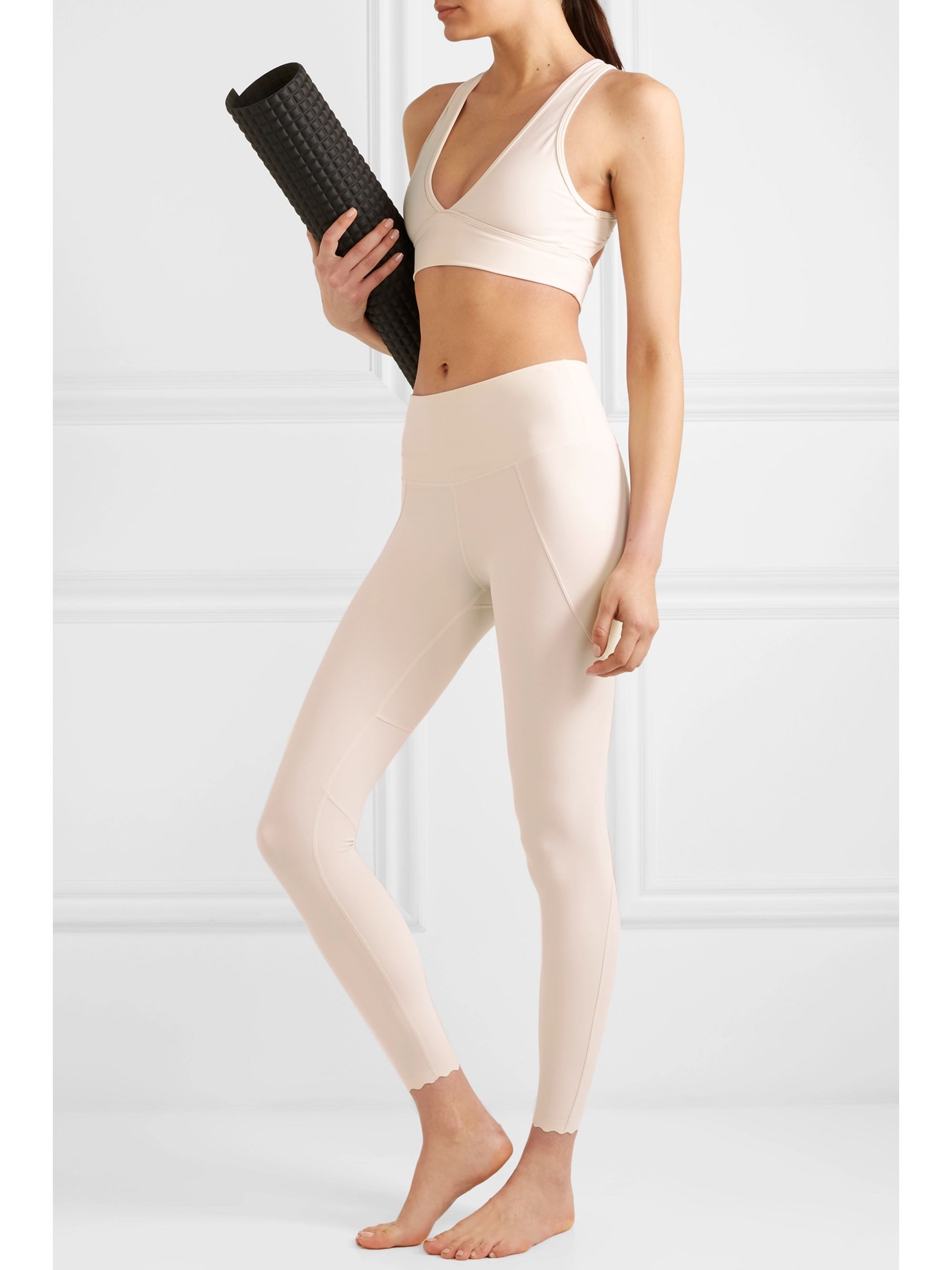 cream leggings