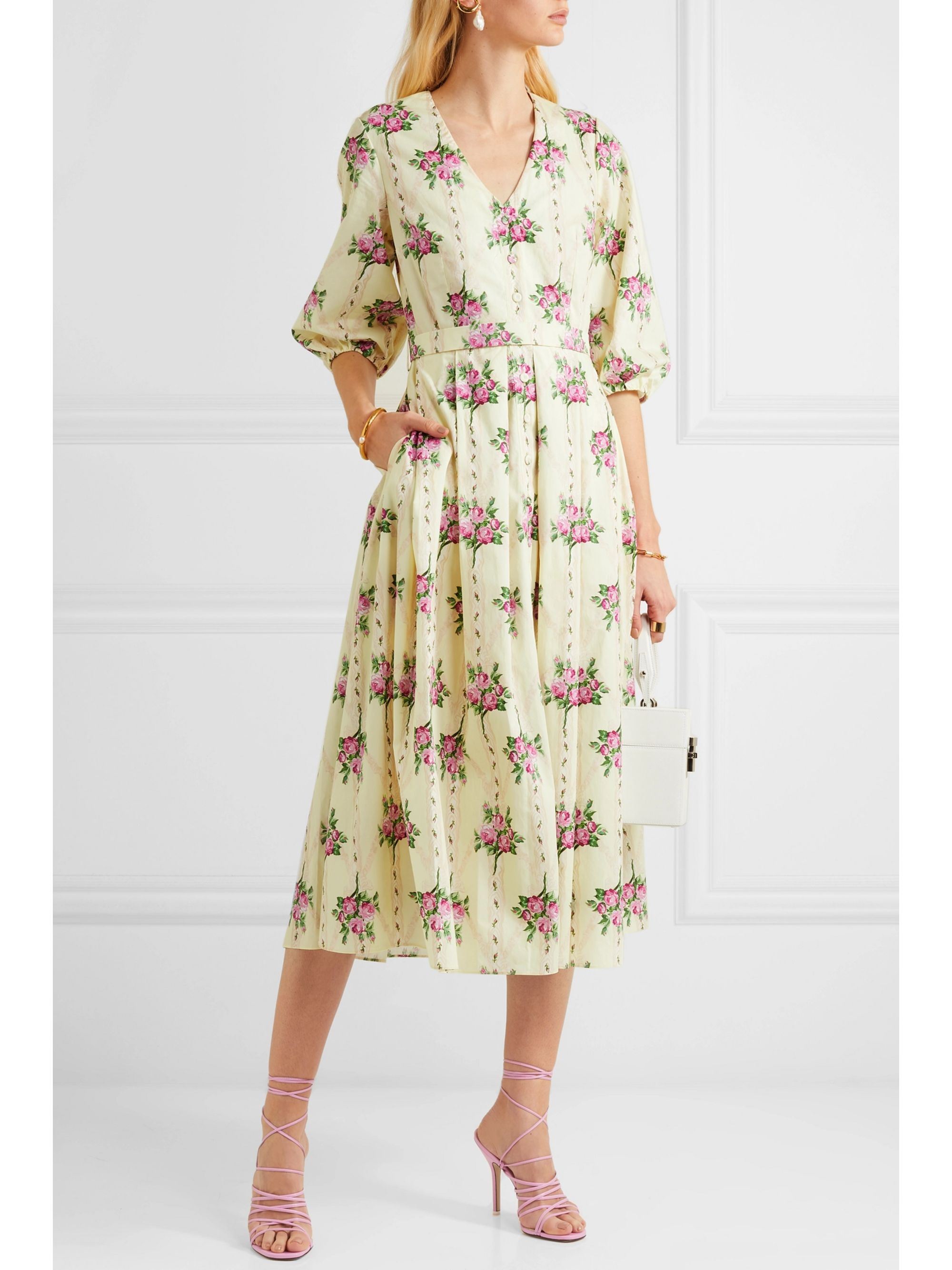 emilia wickstead floral dress