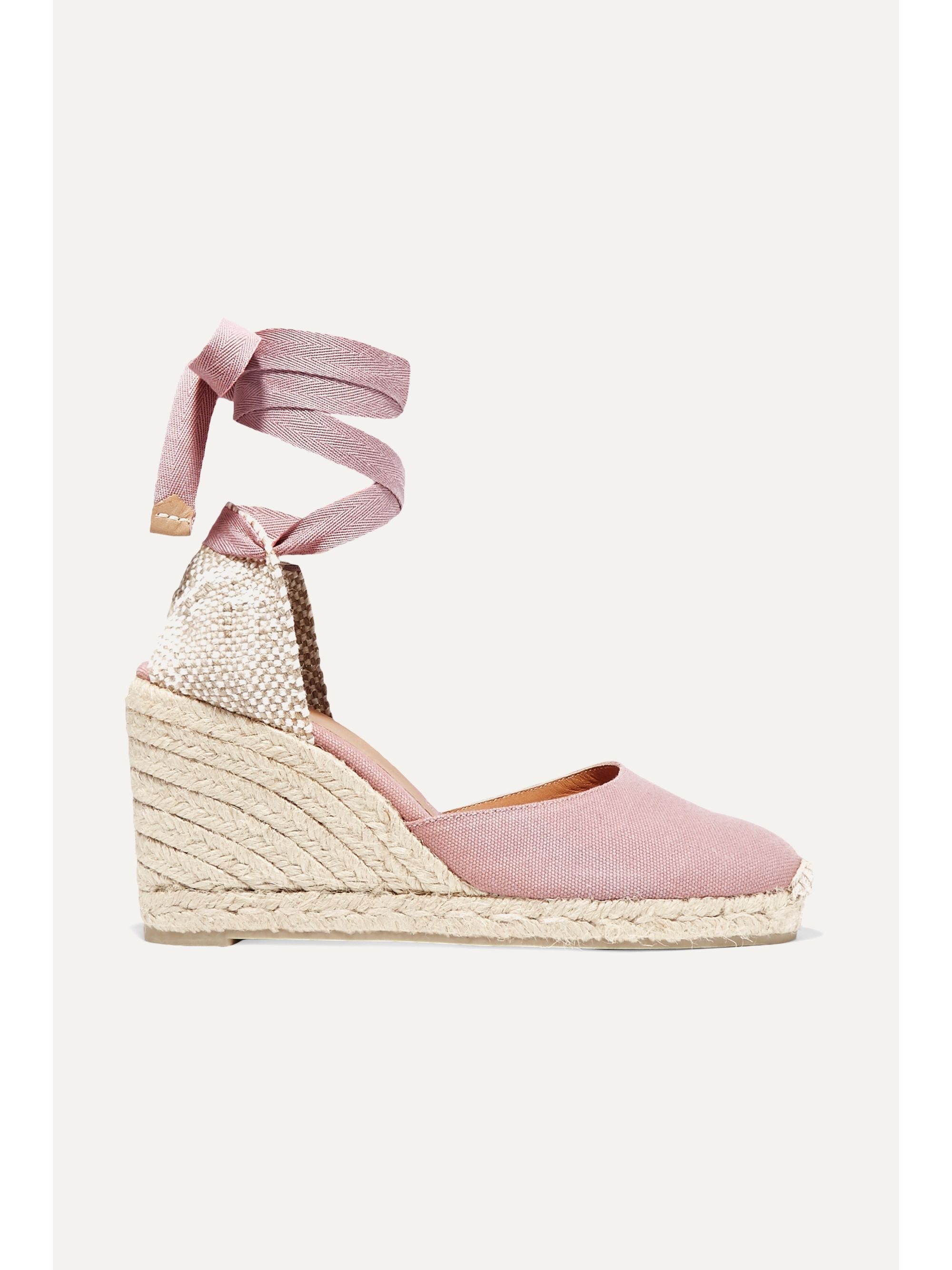 mauve espadrilles