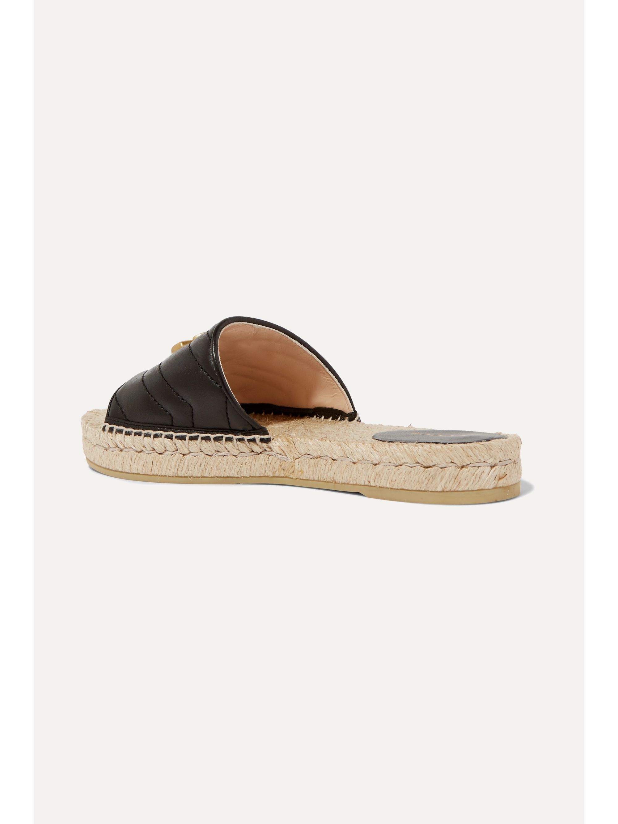 gucci espadrille slides