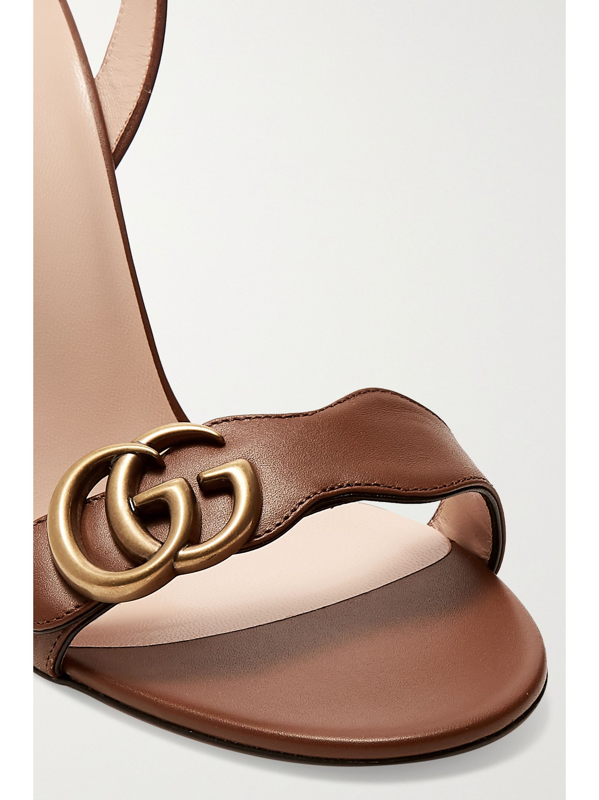 gucci sandals tan