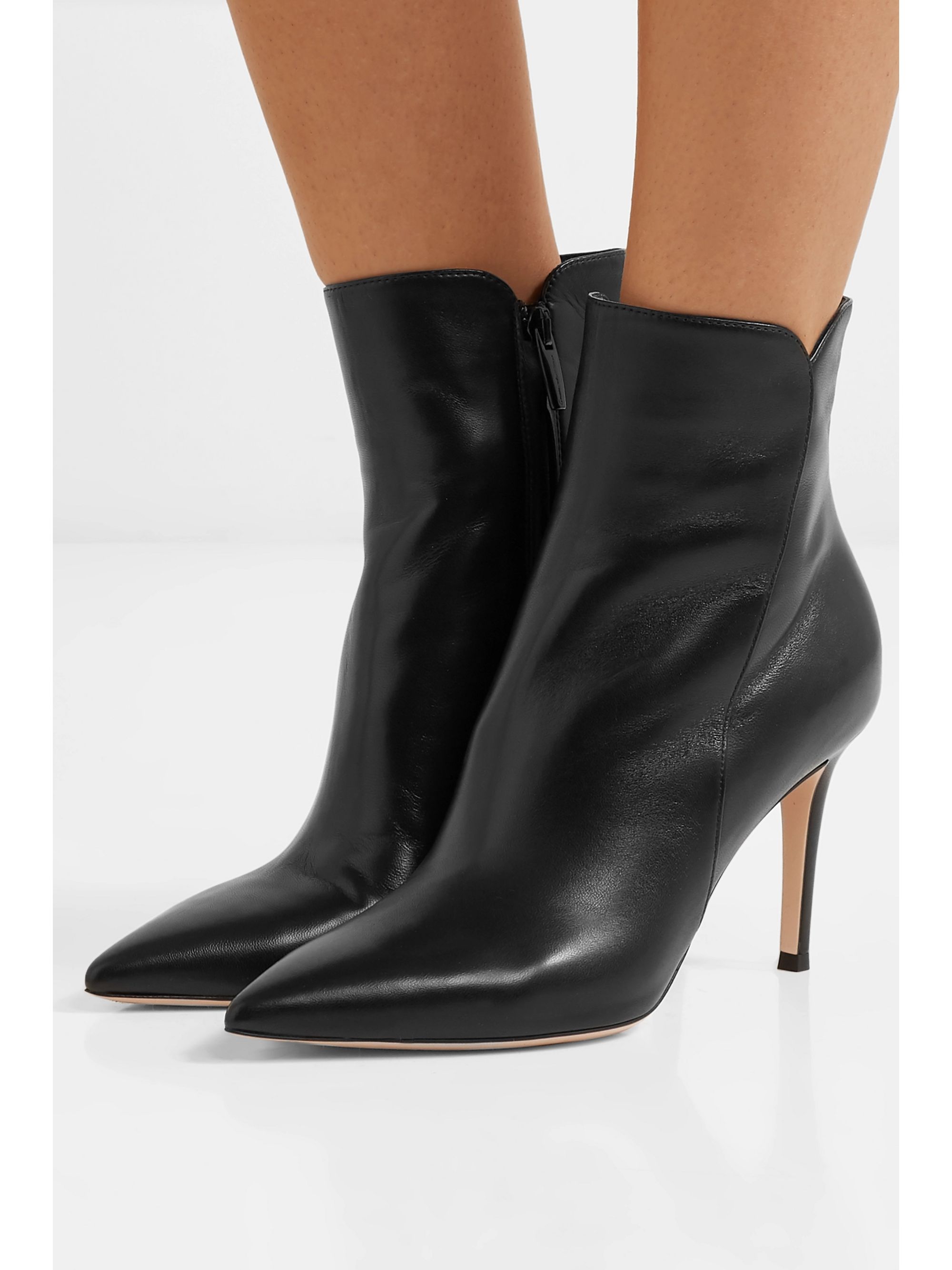 gianvito rossi black ankle boots