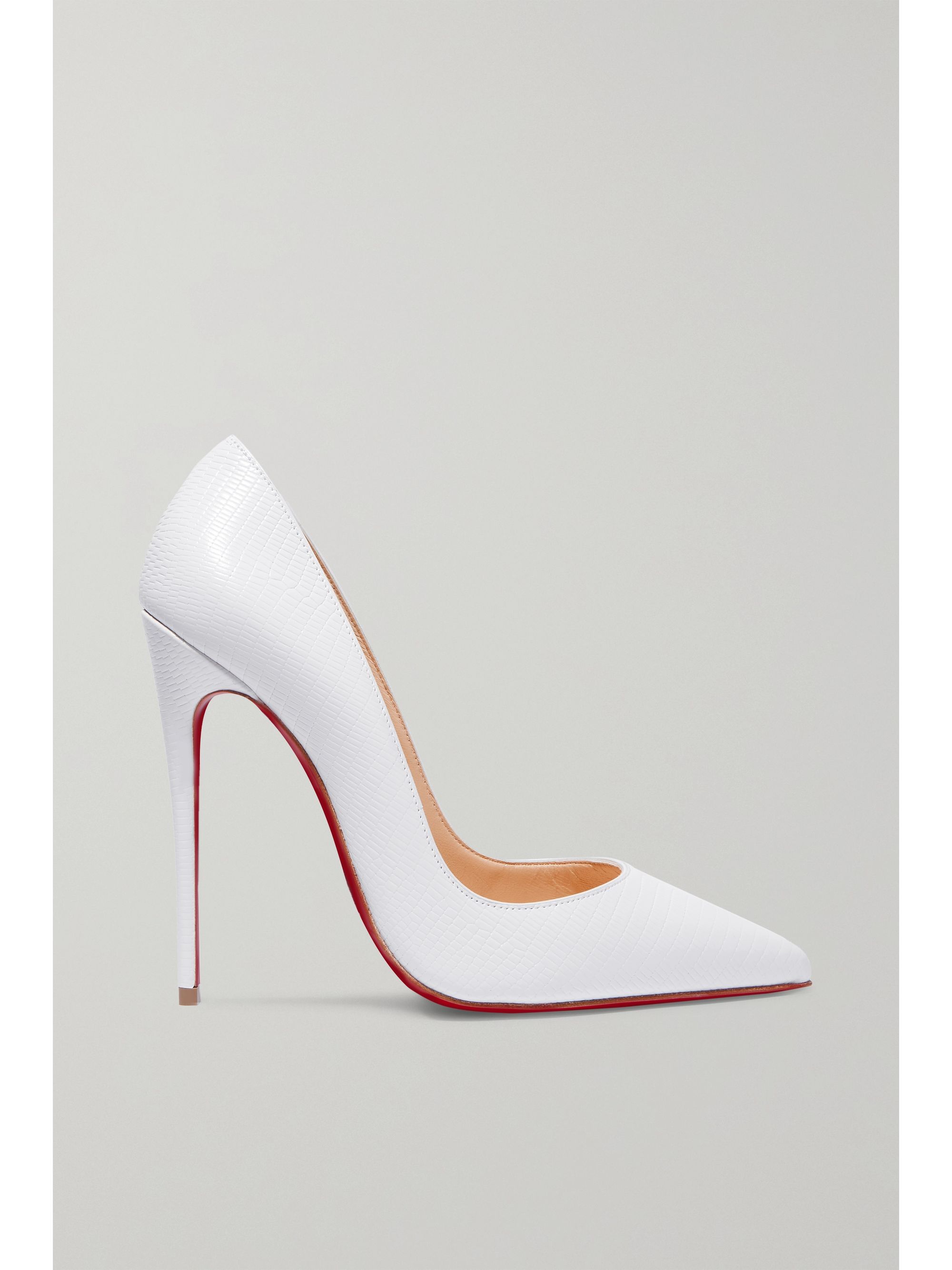 So Kate 120 lizard-effect leather pumps 