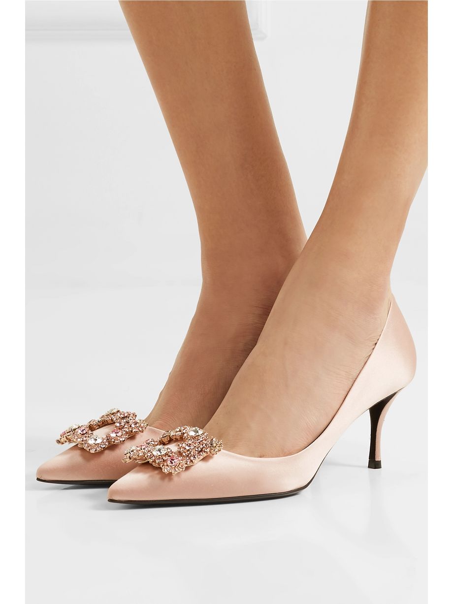 roger vivier crystal pumps