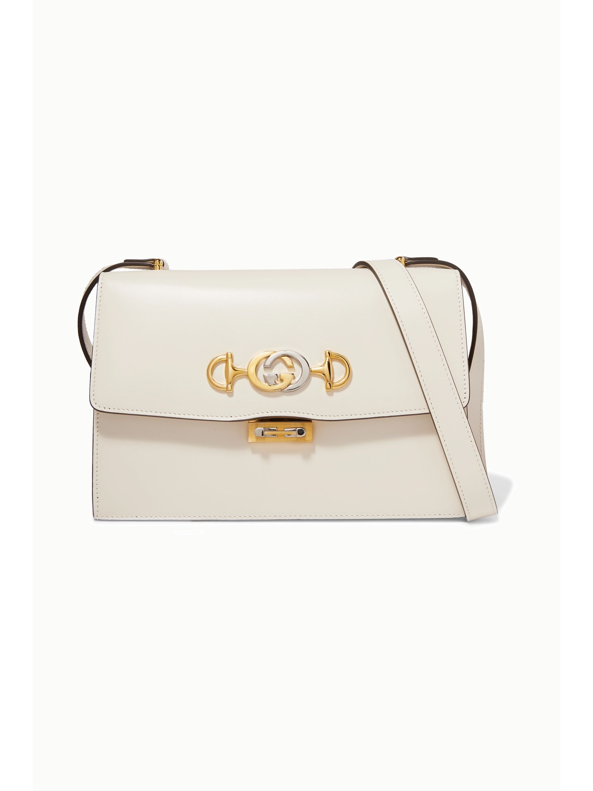 White Zumi small embellished leather 