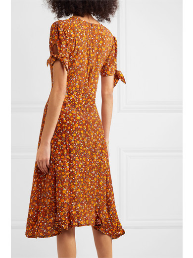 emilia floral midi dress