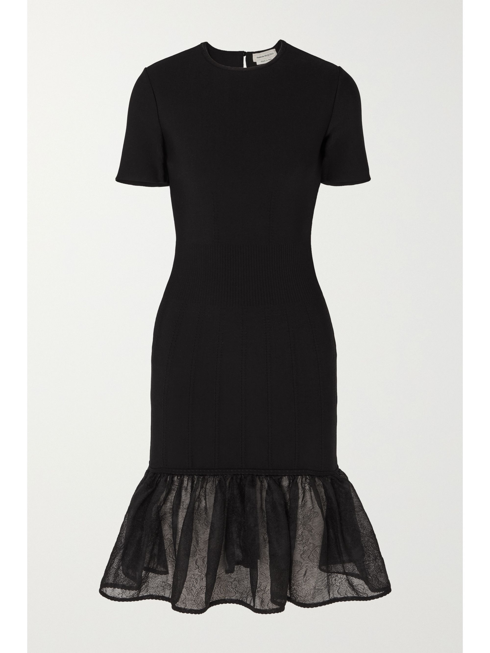 alexander mcqueen little black dress