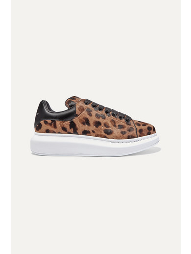 leopard alexander mcqueen sneakers