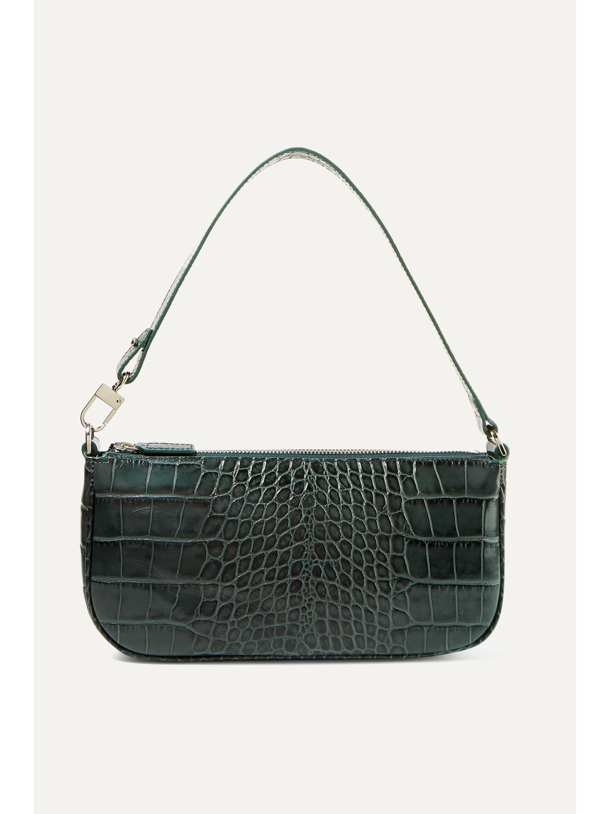 demi croc shoulder bag