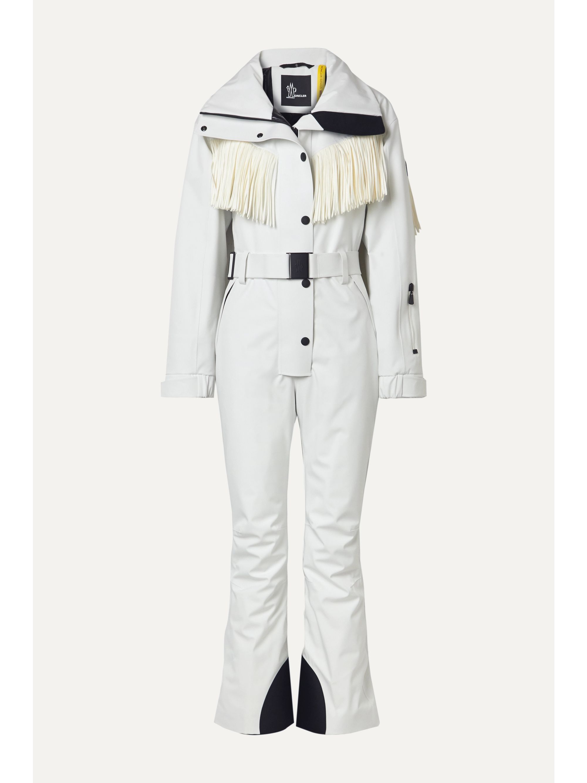 3 Moncler Grenoble belted fringed ski 