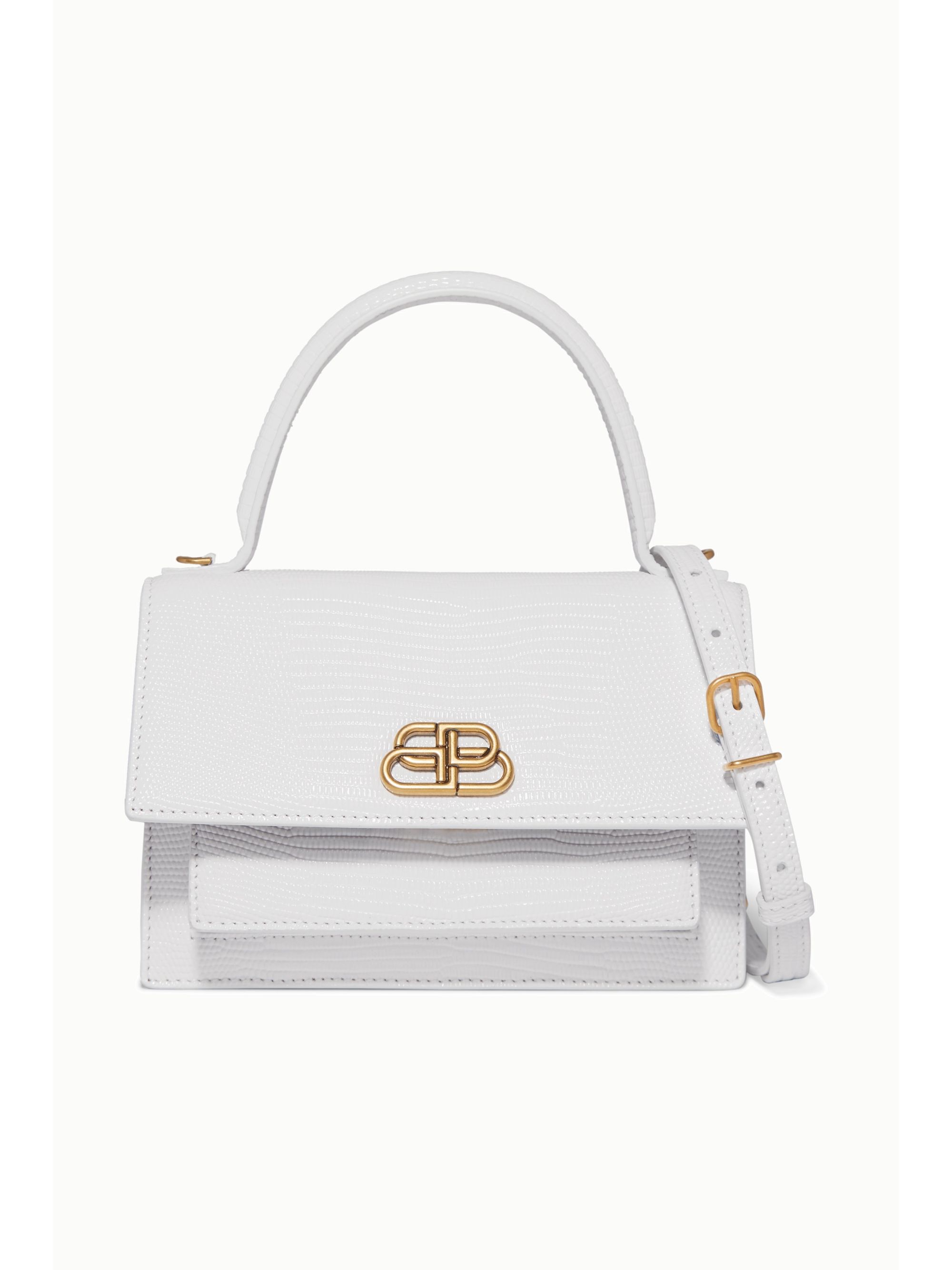 balenciaga white shoulder bag