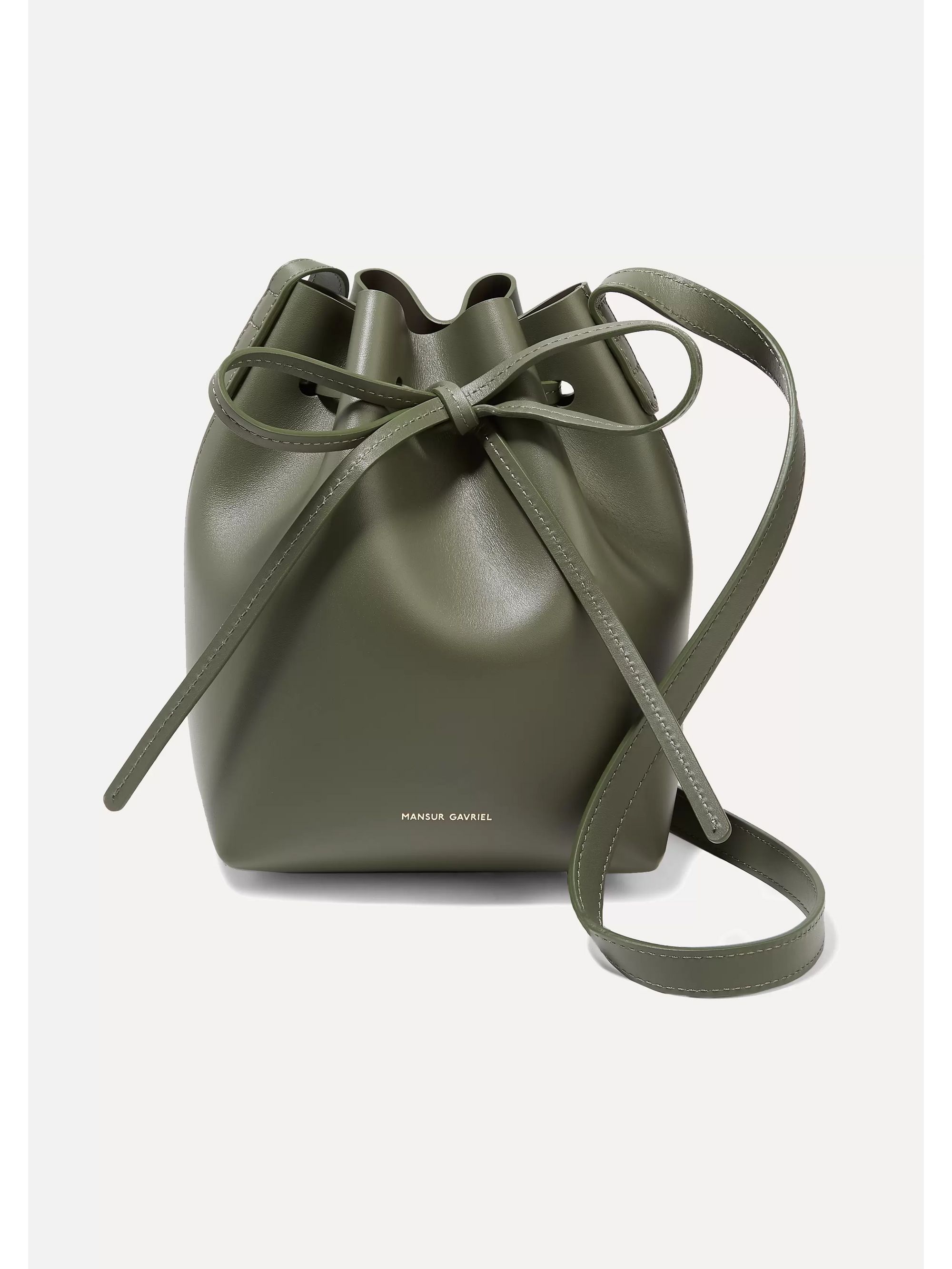italian leather bucket bag