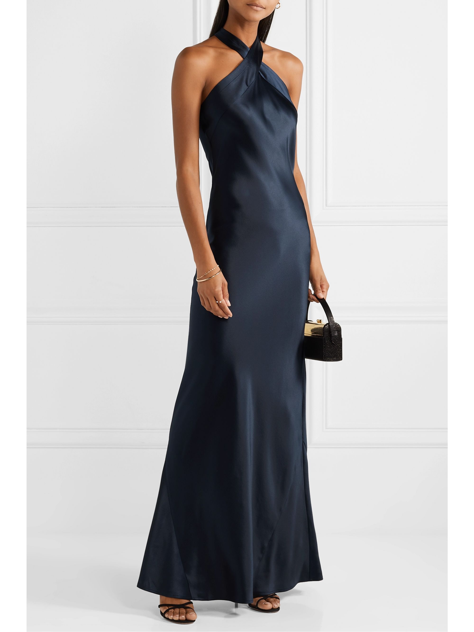 galvan silk dress