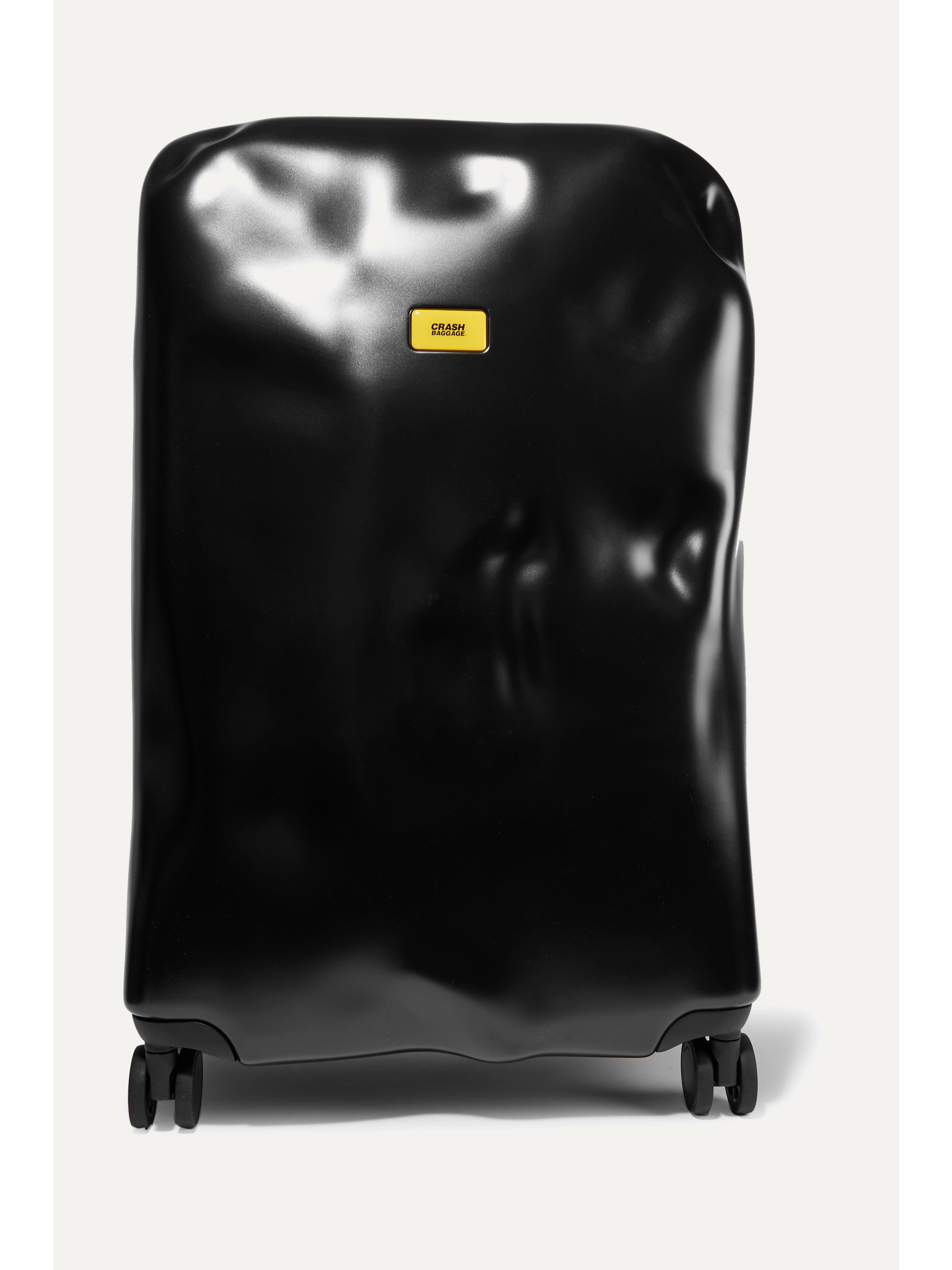 large black it suitcase