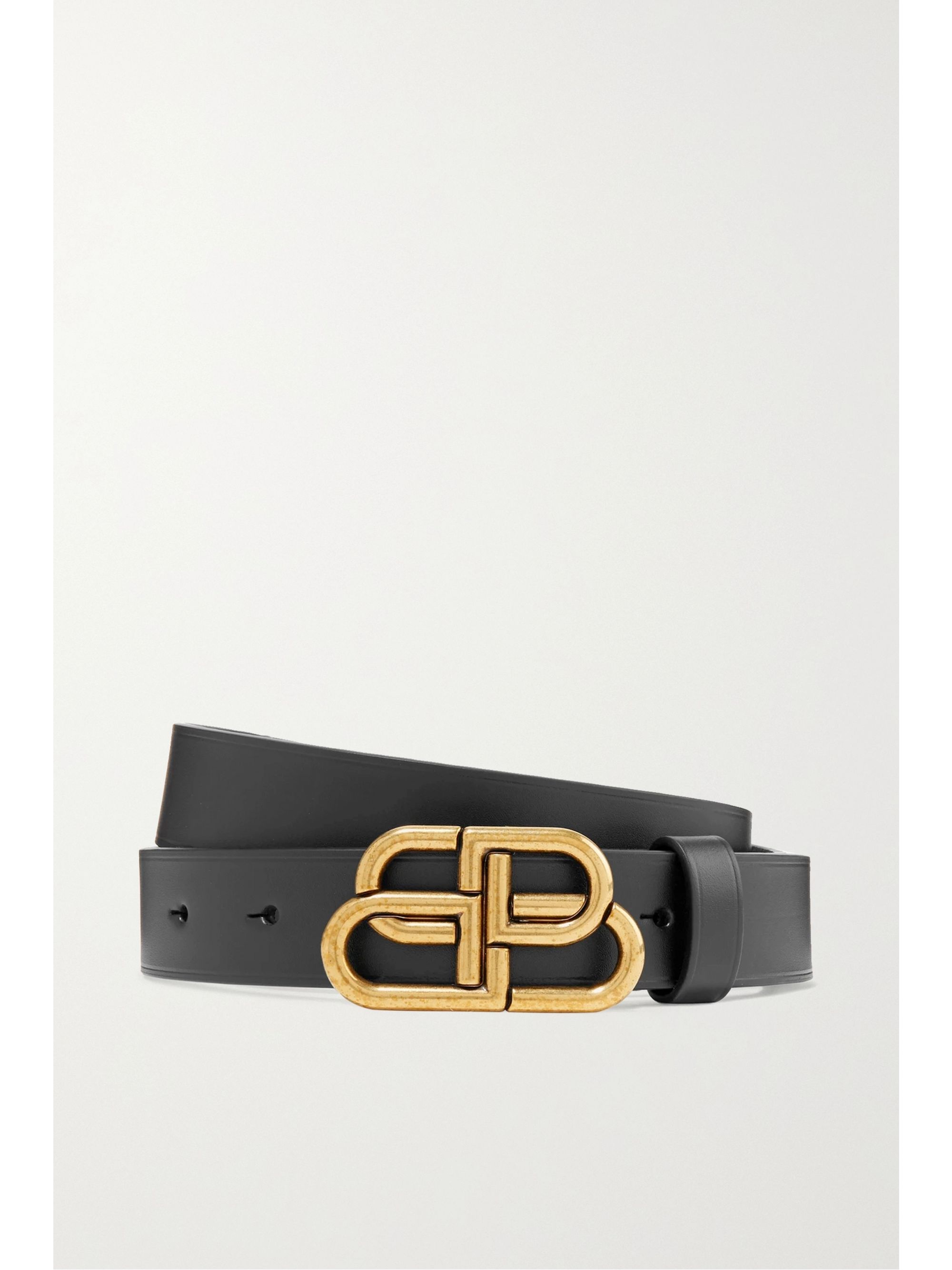 balenciaga logo belt