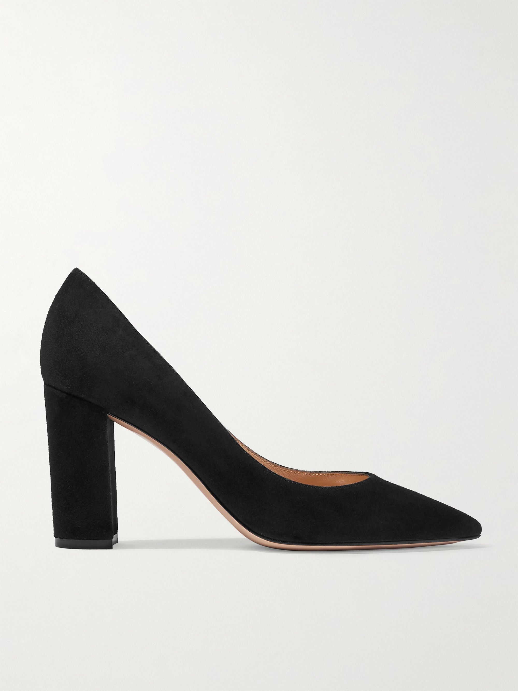 gianvito rossi block heel pumps