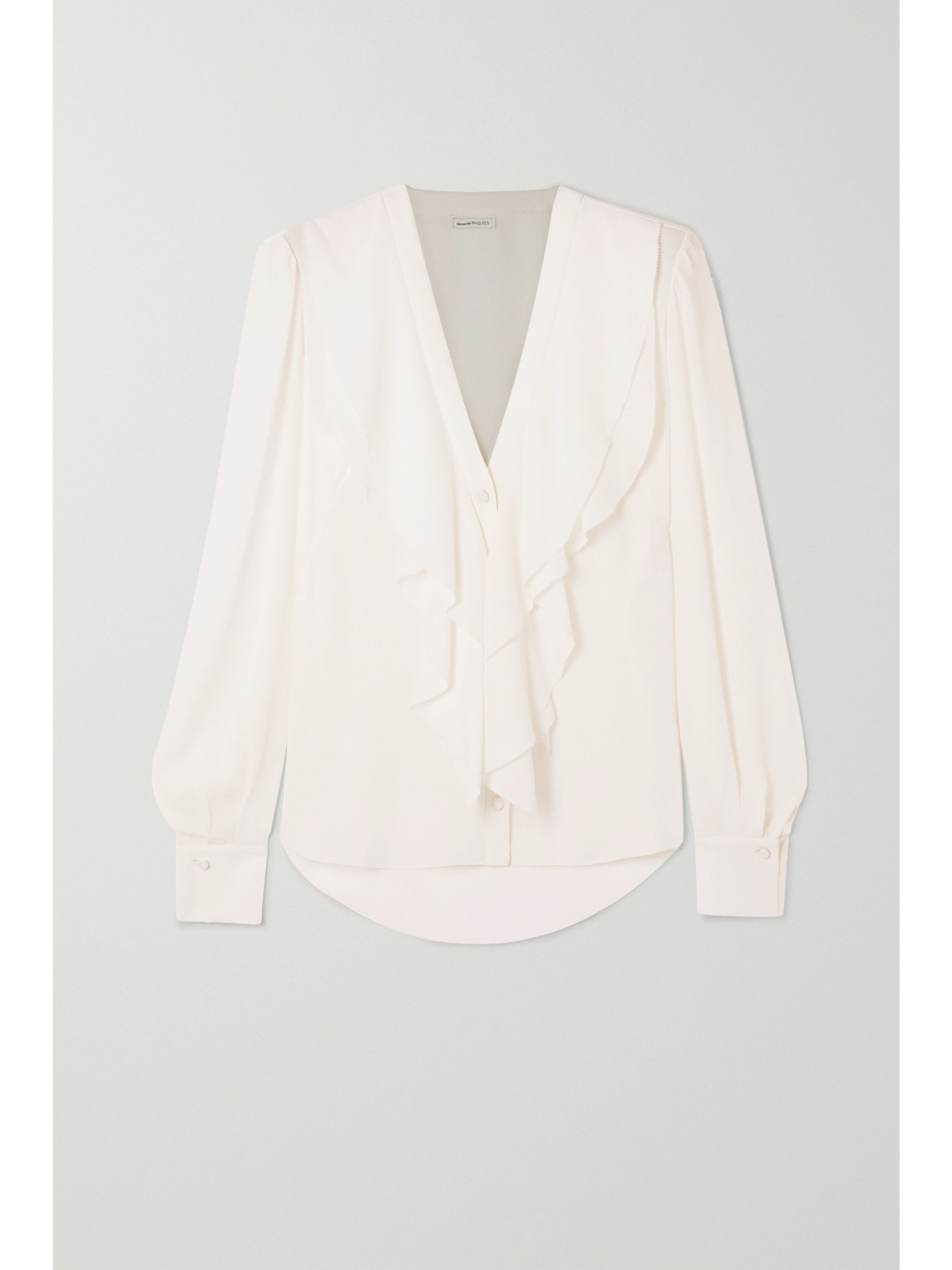 silk-crepe blouse | Alexander McQueen 