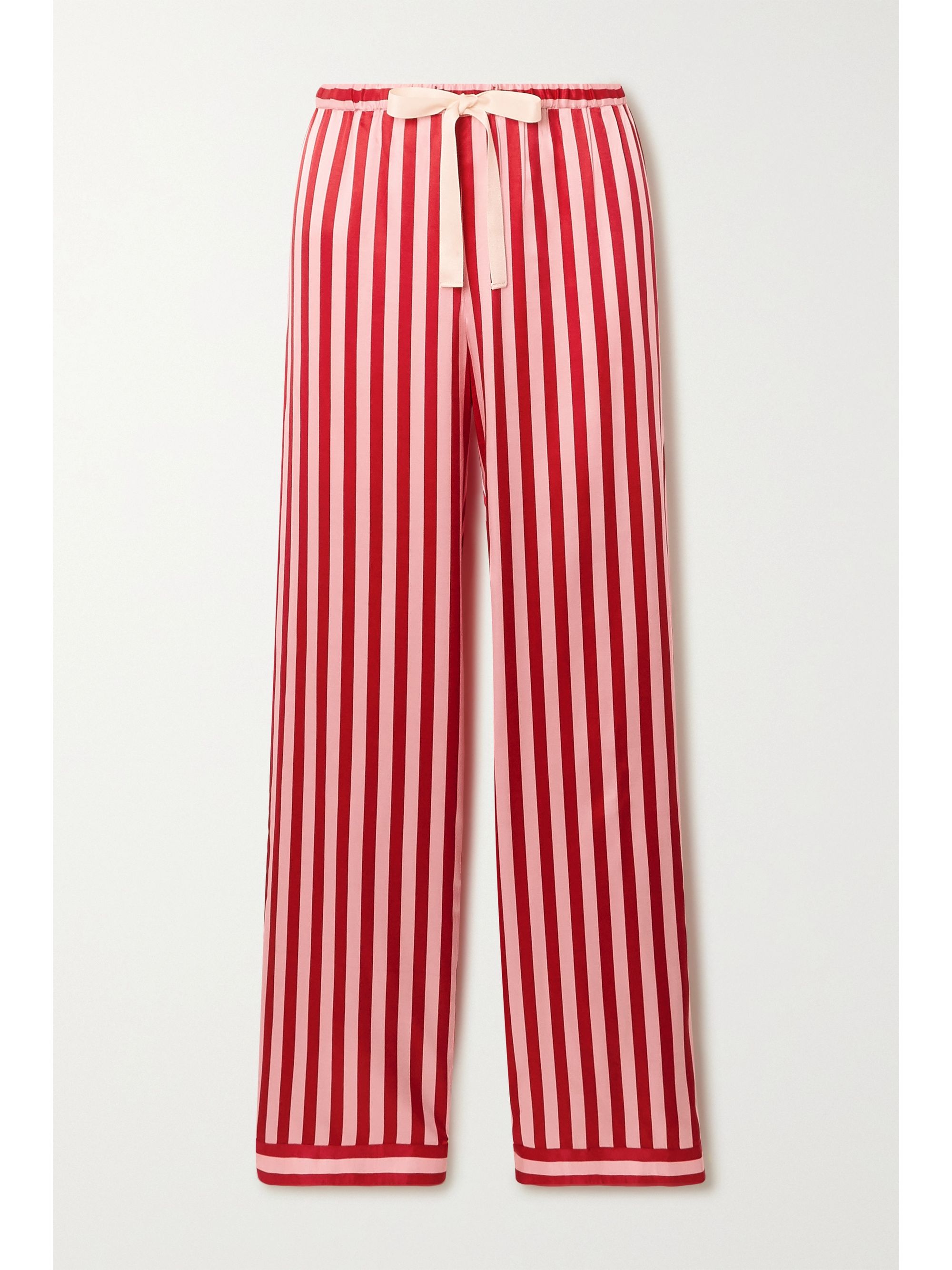 striped red pants