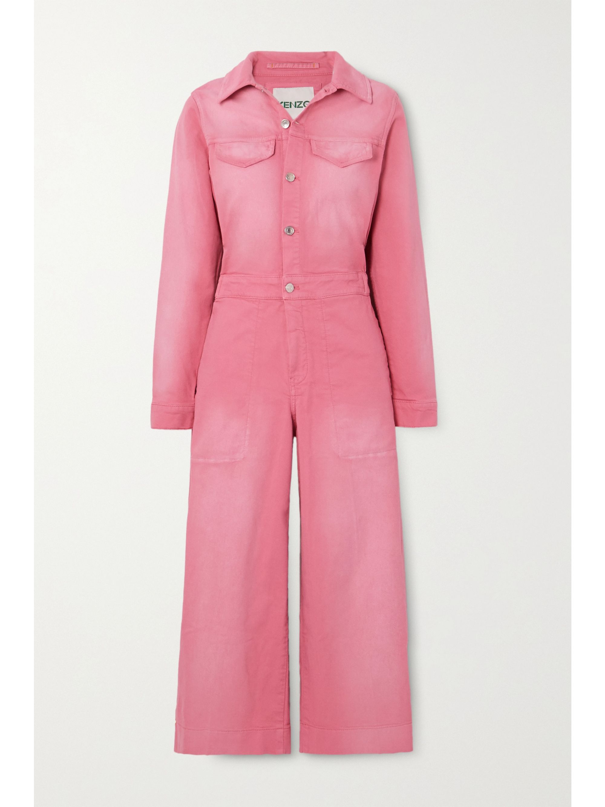 denim pink jumpsuit