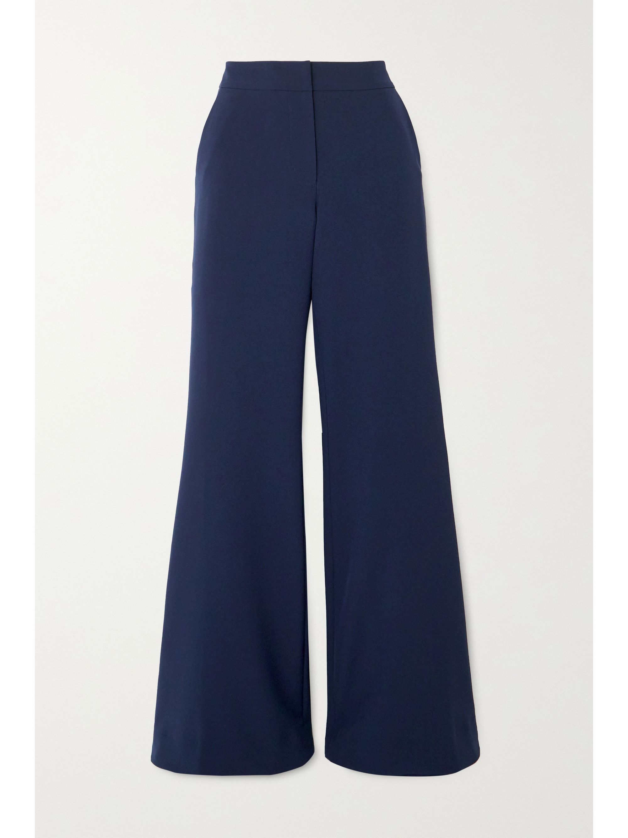 navy blue flare pants