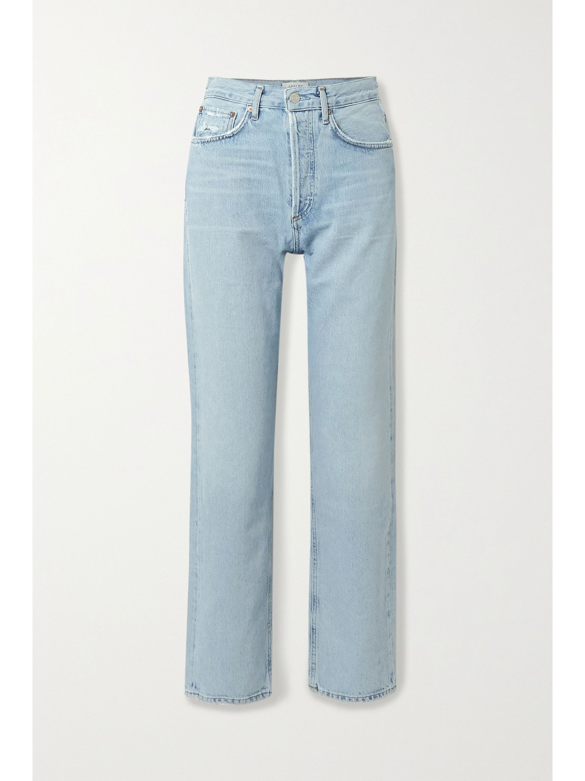 mid rise straight leg jeans