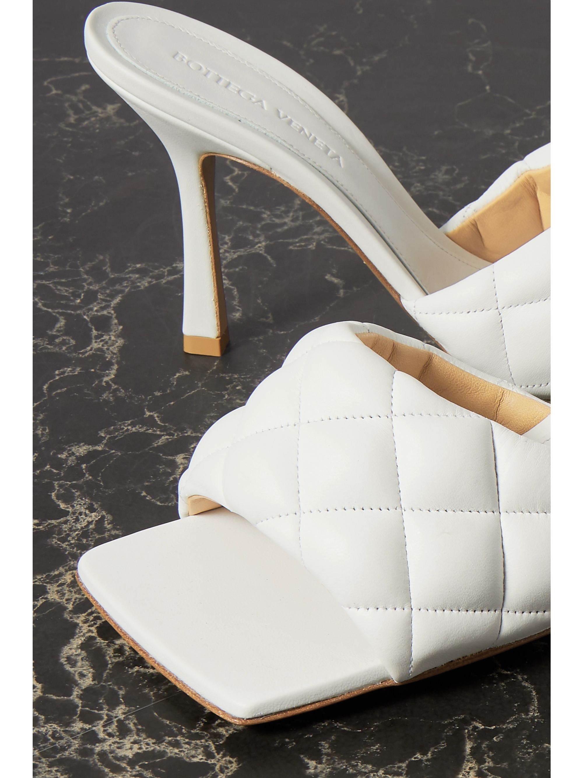 quilted mules flat
